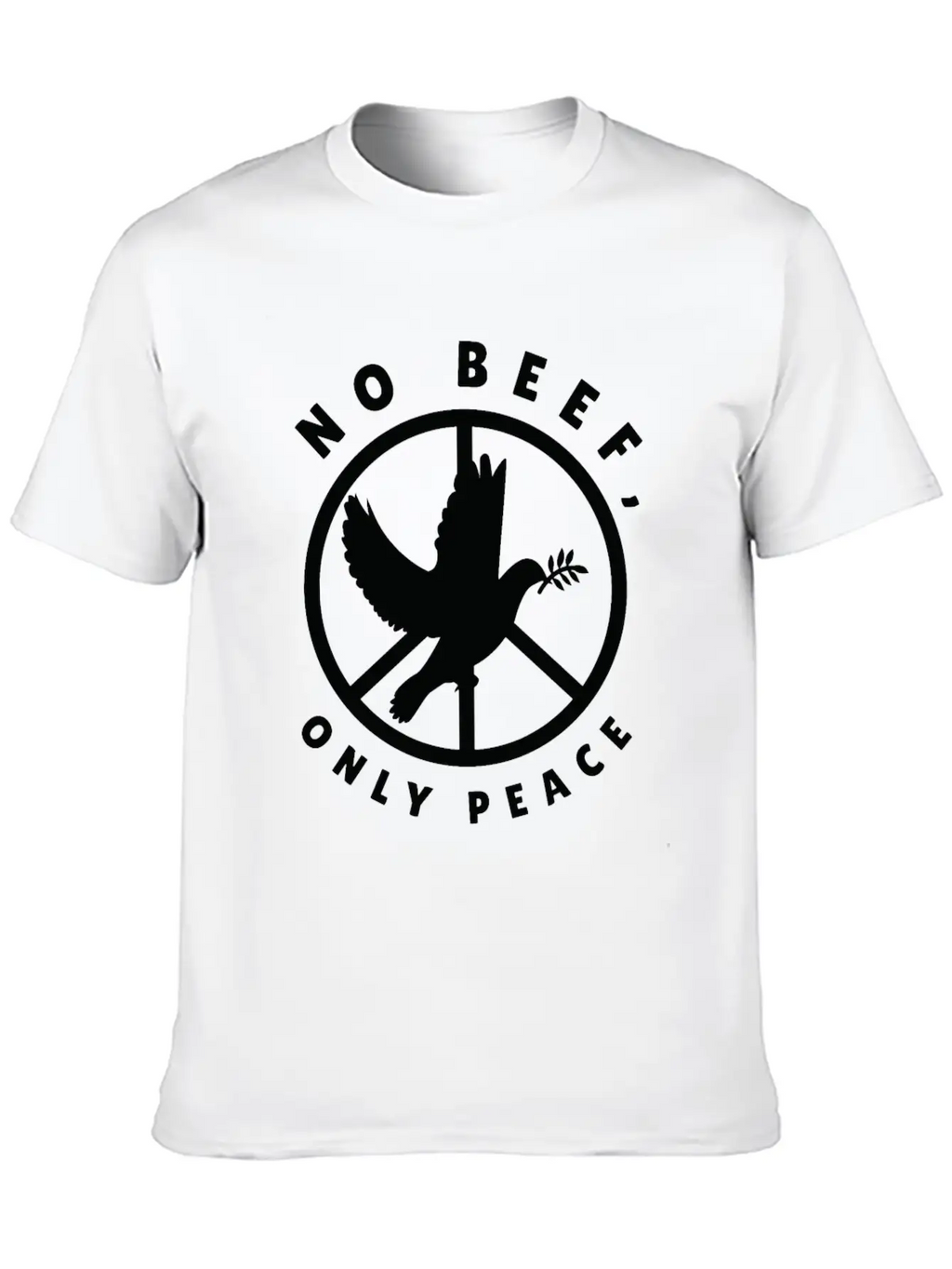 Nature Fan Peace Sign Dove Nature Positivity Bird Classic Cotton Tee – Unisex Comfort For Any Season