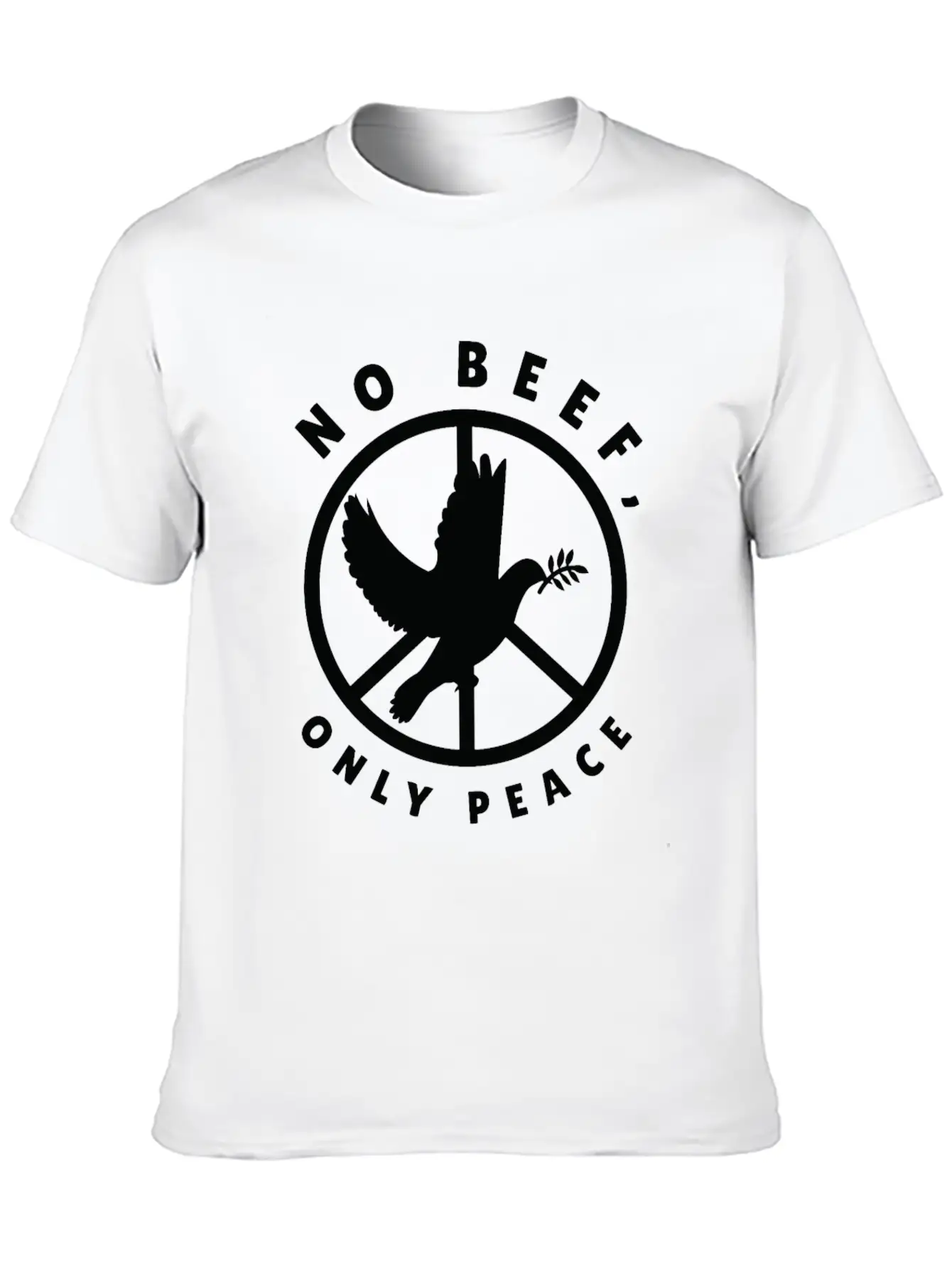 Nature Fan Peace Sign Dove Nature Positivity Bird Classic Cotton Tee – Unisex Comfort For Any Season