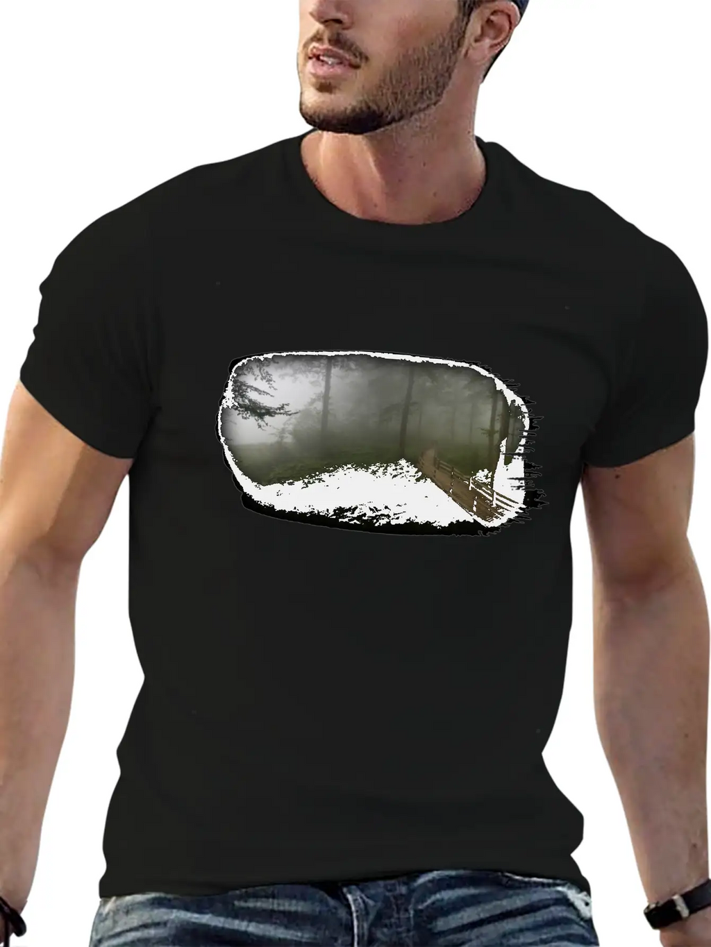 Nature Forest Relaxed Everyday Tee – Lightweight And Durable Cotton