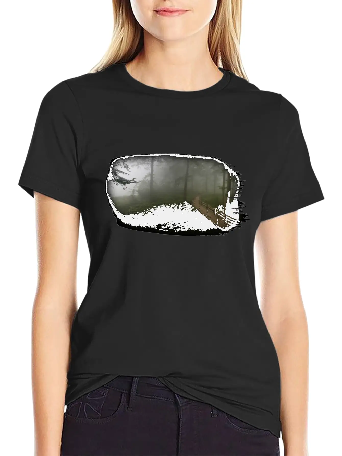 Nature Forest Relaxed Everyday Tee – Lightweight And Durable Cotton