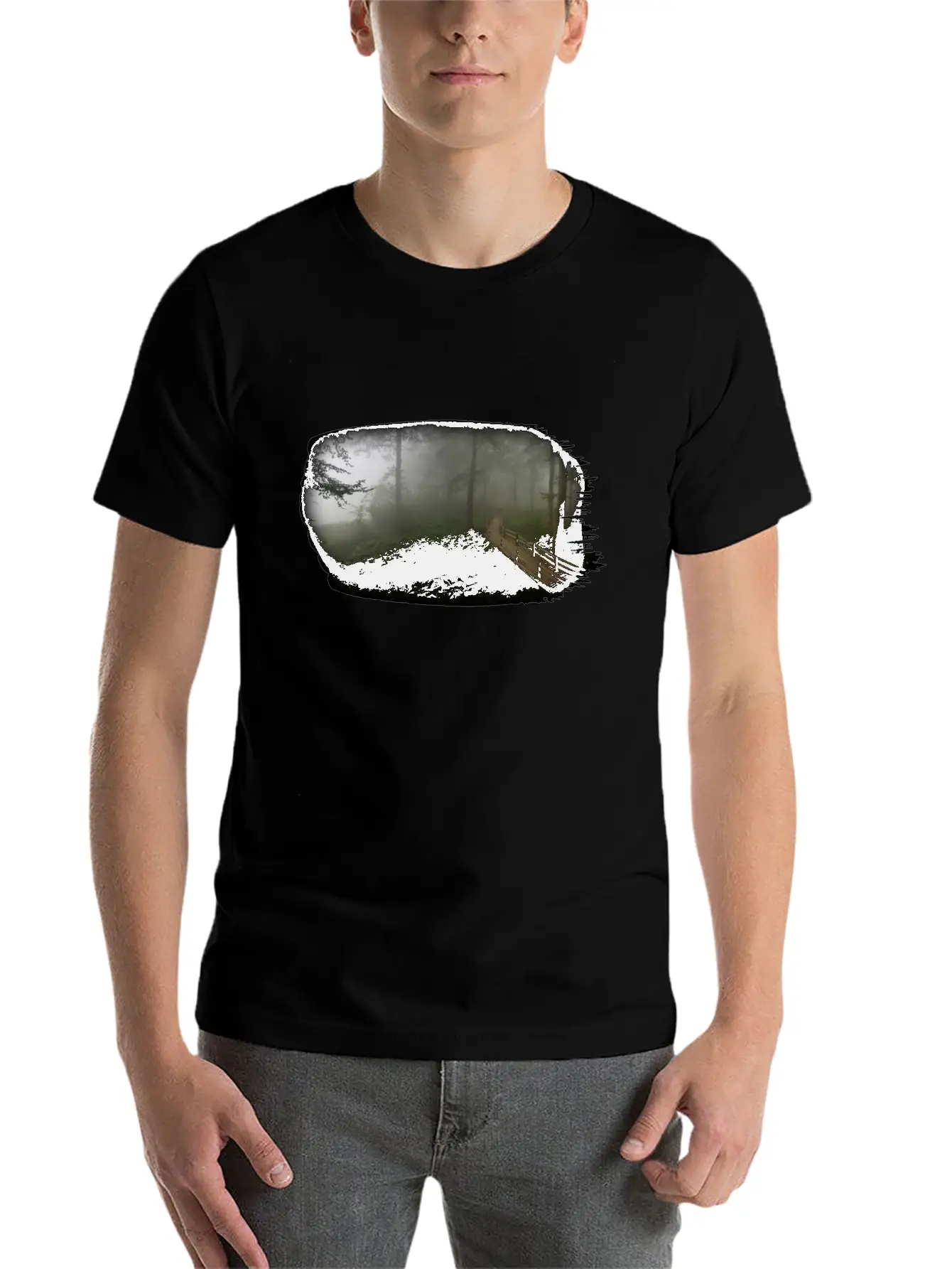 Nature Forest Relaxed Everyday Tee – Lightweight And Durable Cotton
