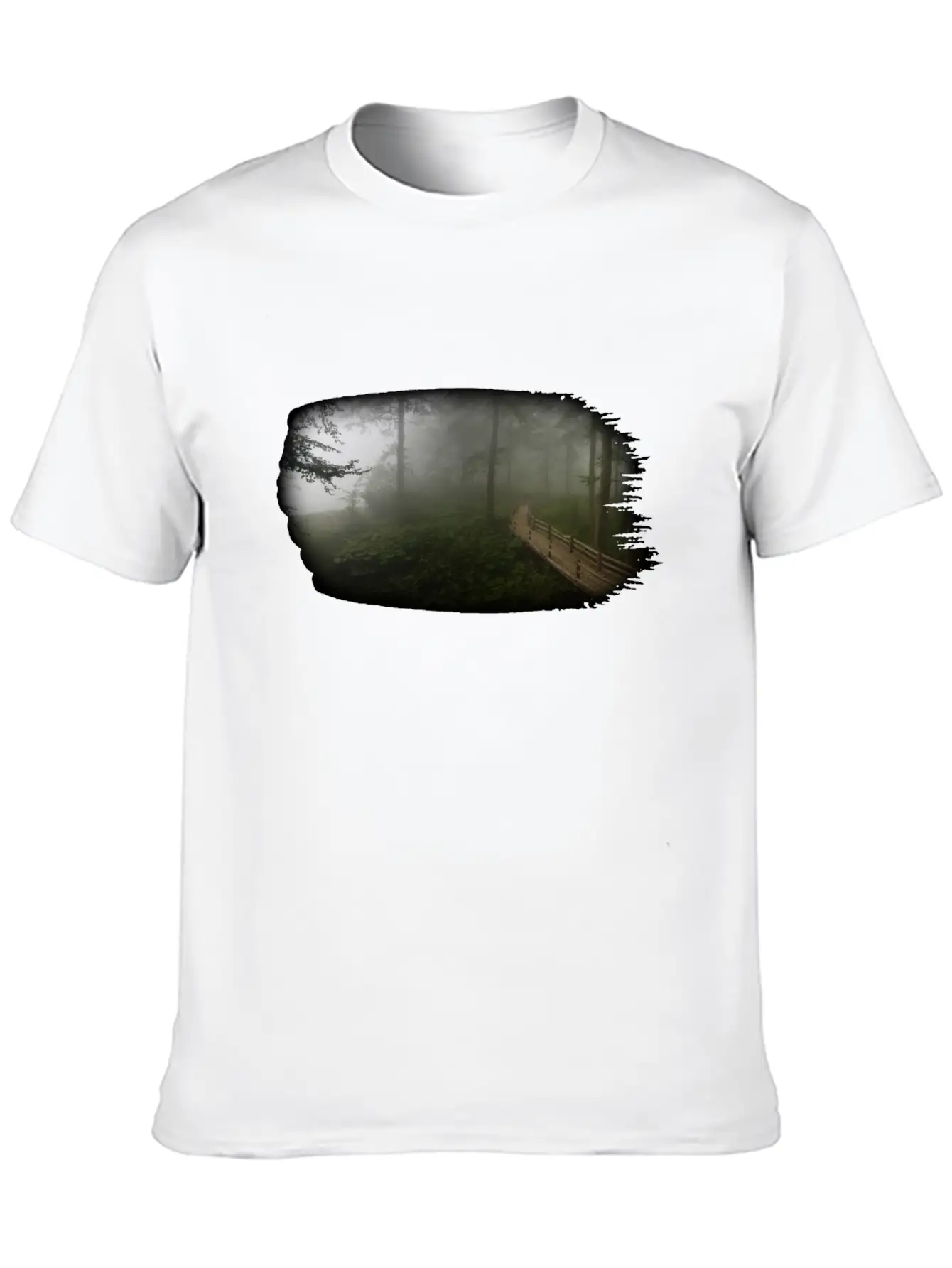 Nature Forest Relaxed Everyday Tee – Lightweight And Durable Cotton