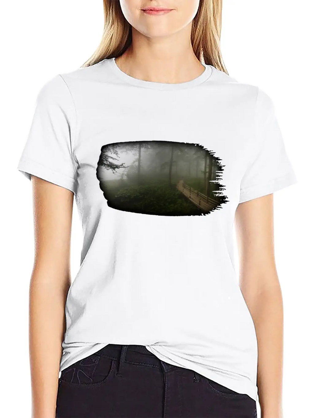 Nature Forest Relaxed Everyday Tee – Lightweight And Durable Cotton