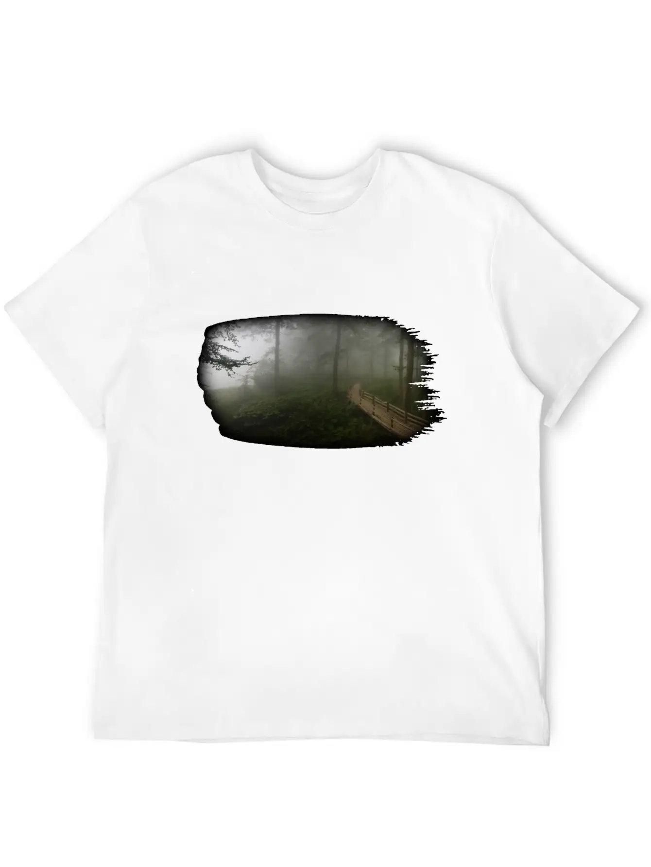 Nature Forest Relaxed Everyday Tee – Lightweight And Durable Cotton