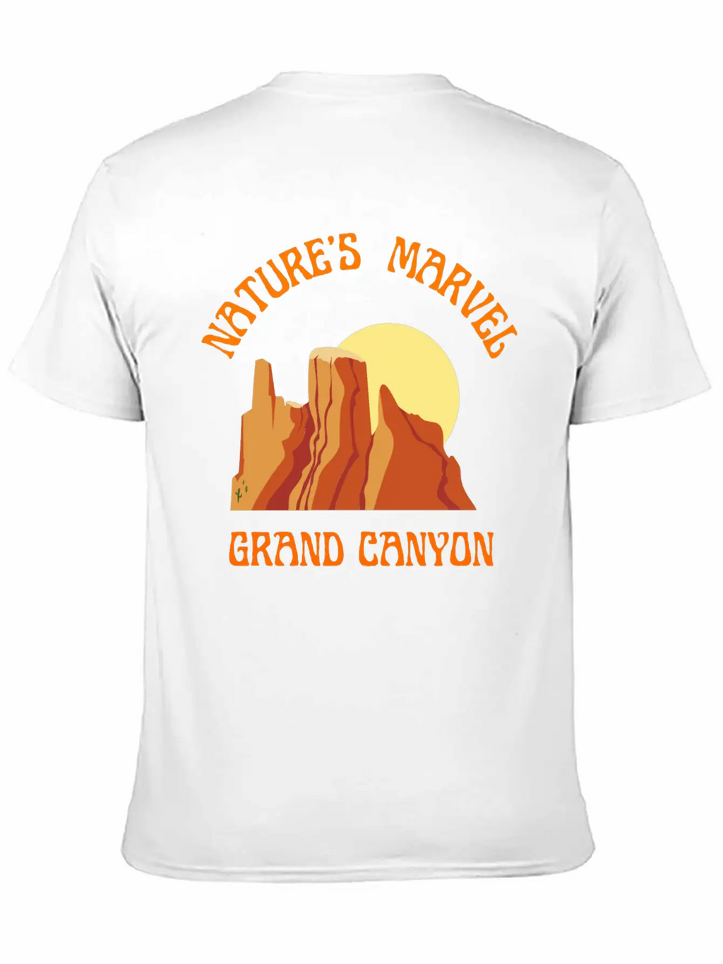 Nature S Marvel Grand Canyon Classic Cotton Tee – Unisex Comfort For Any Season