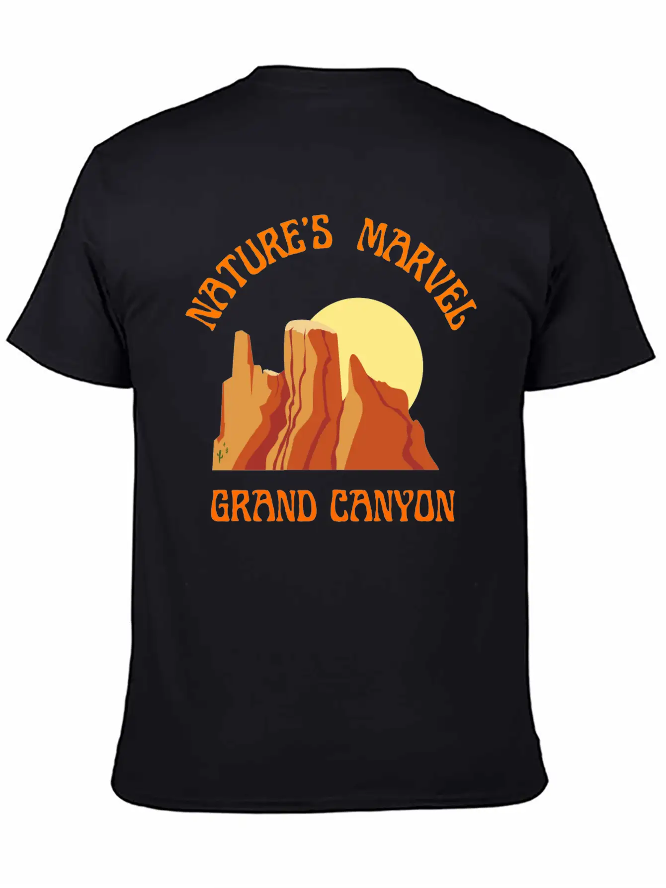 Nature S Marvel Grand Canyon Classic Cotton Tee – Unisex Comfort For Any Season