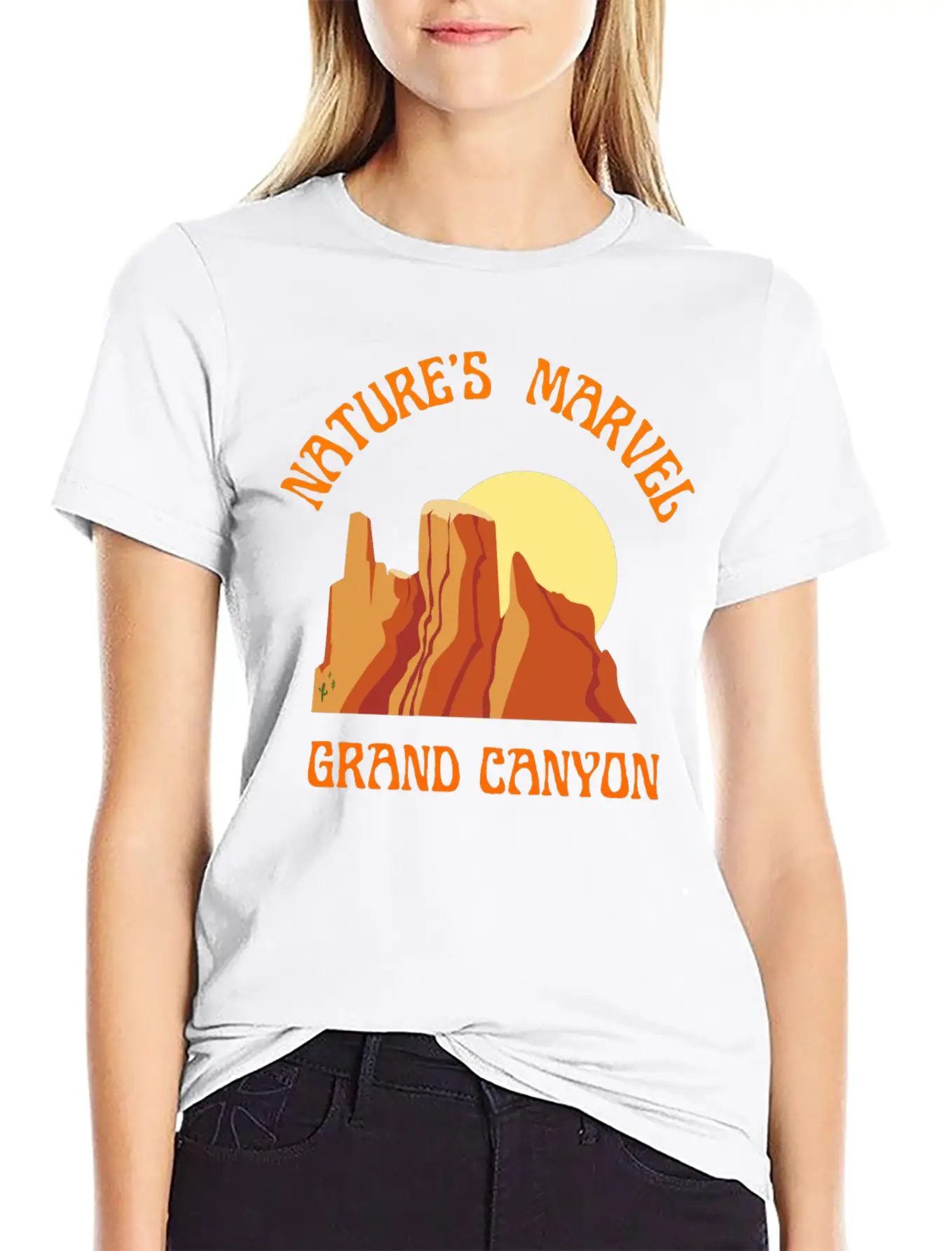 Nature S Marvel Grand Canyon Classic Cotton Tee – Unisex Comfort For Any Season