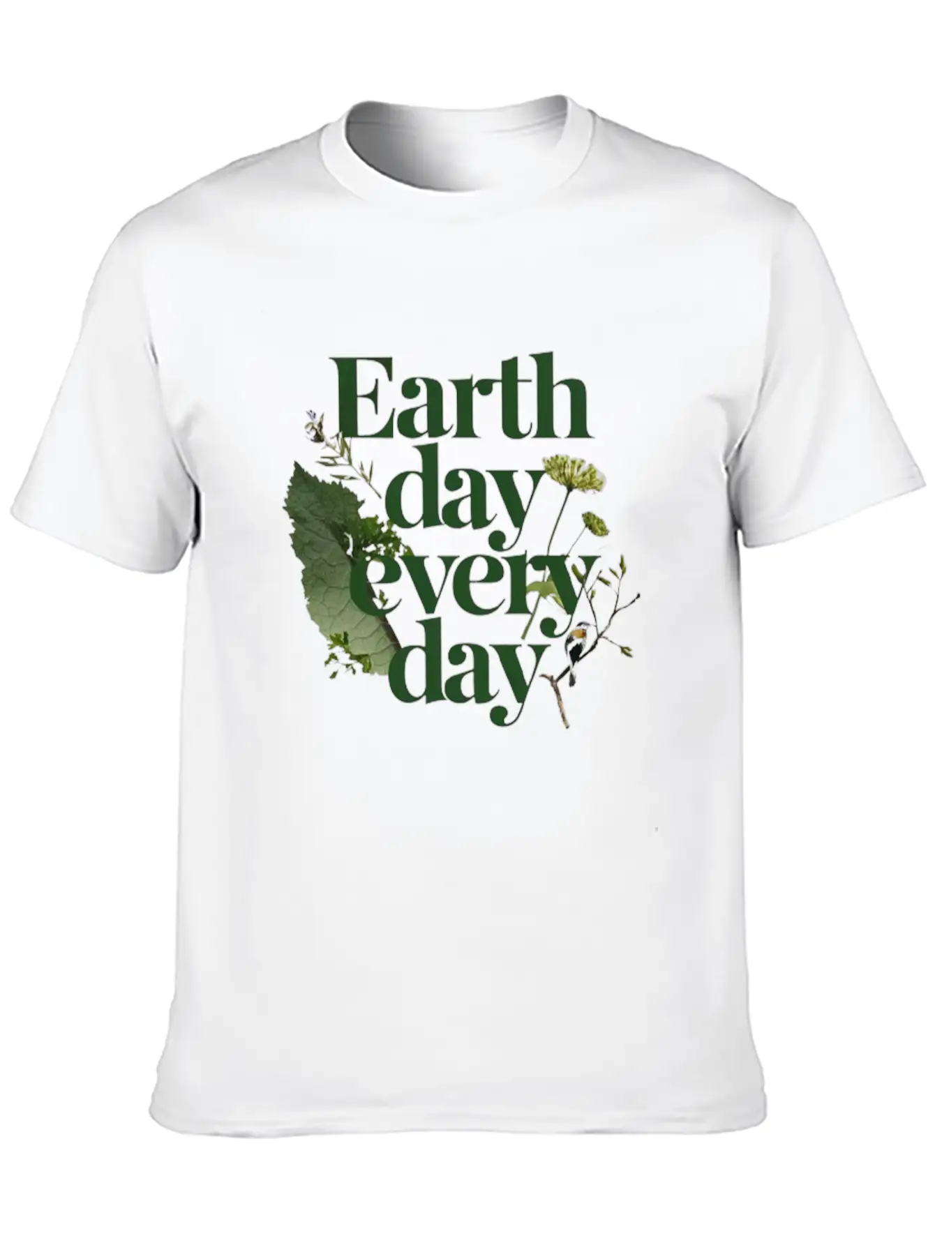 Nature's Anthem: Earth Day Every Day Unisex Casual T-Shirt – Clean Design For Daily Comfort