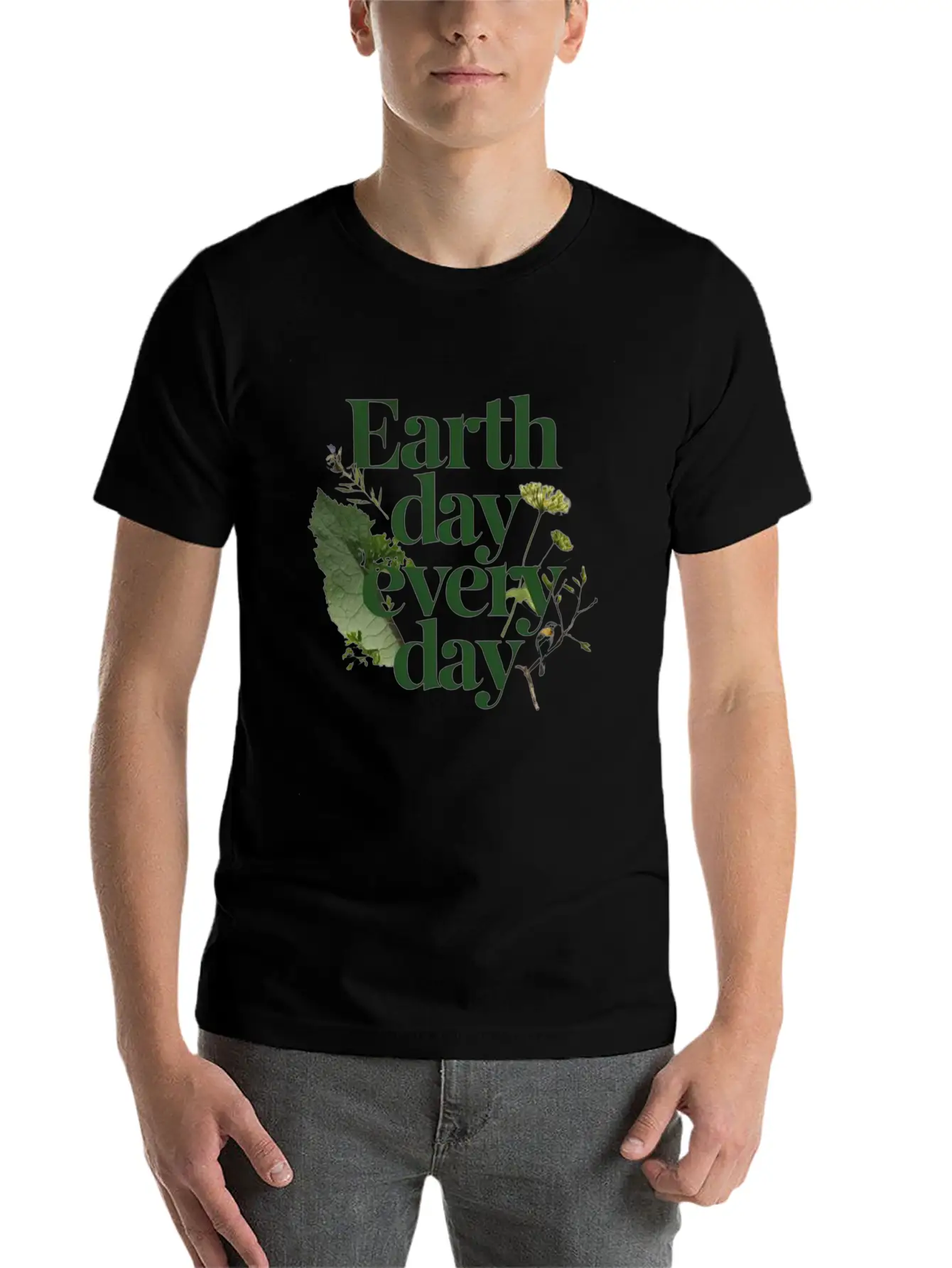 Nature's Anthem: Earth Day Every Day Unisex Casual T-Shirt – Clean Design For Daily Comfort
