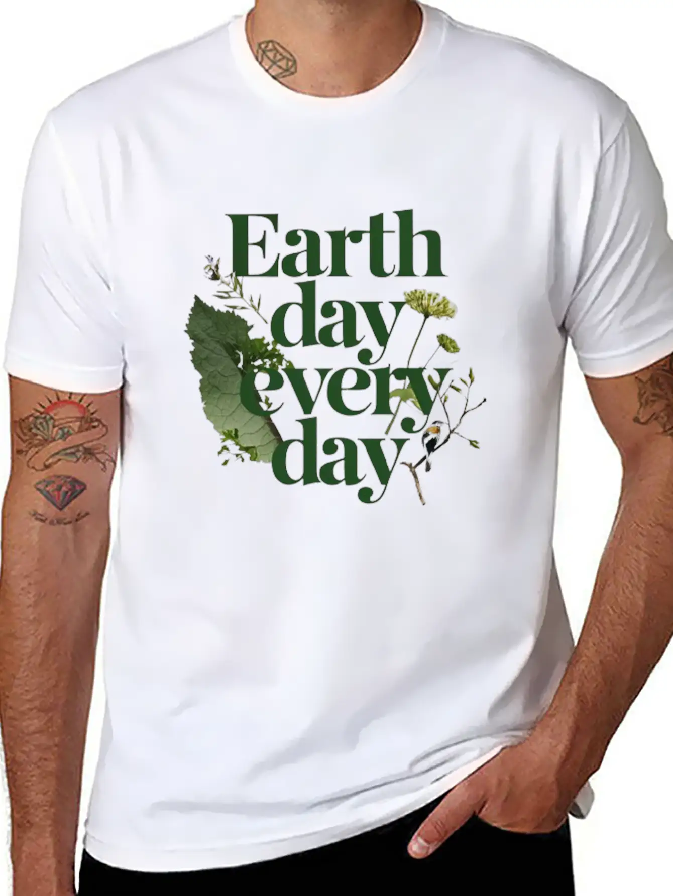 Nature's Anthem: Earth Day Every Day Unisex Casual T-Shirt – Clean Design For Daily Comfort
