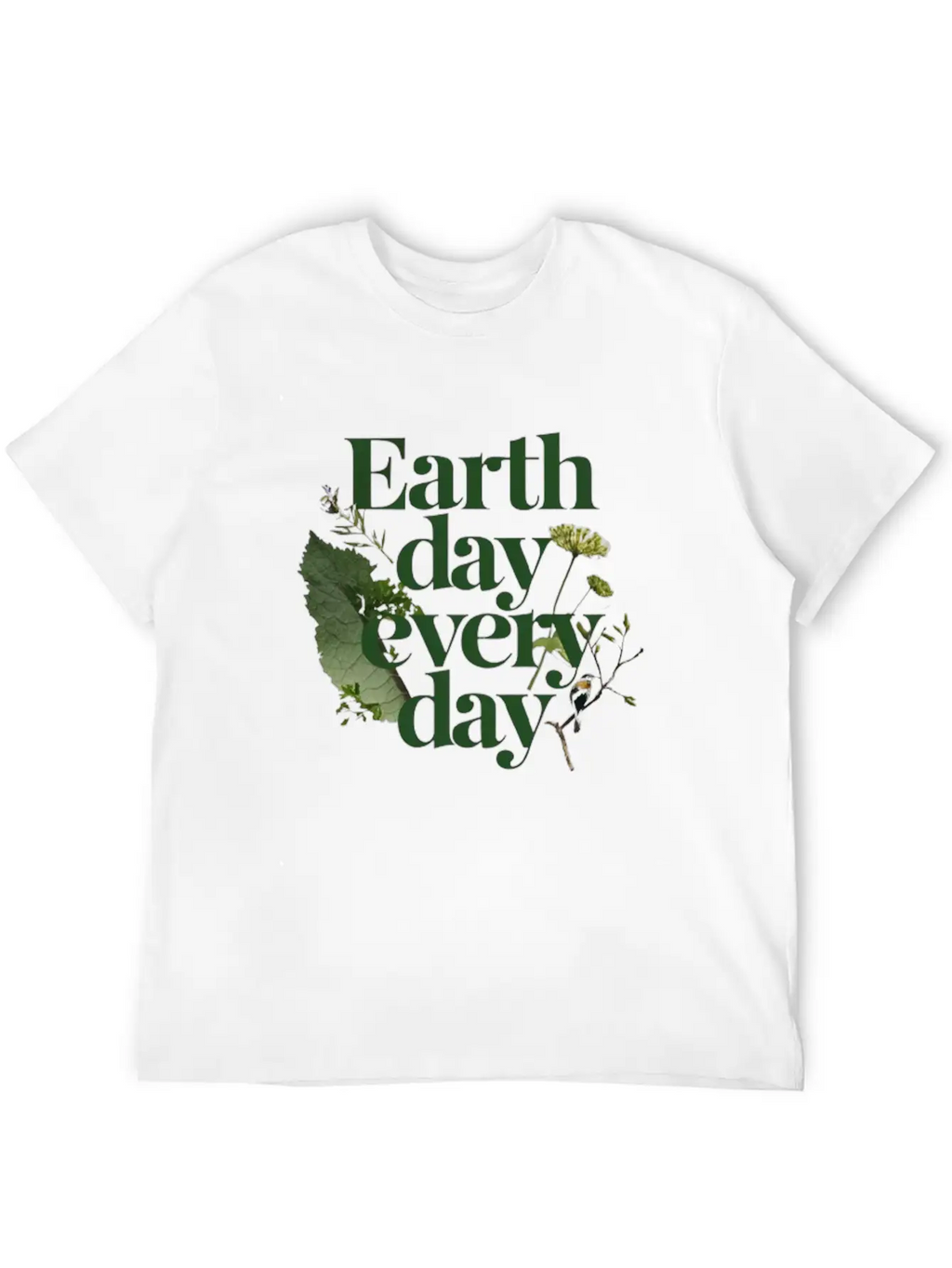 Nature's Anthem: Earth Day Every Day Unisex Casual T-Shirt – Clean Design For Daily Comfort