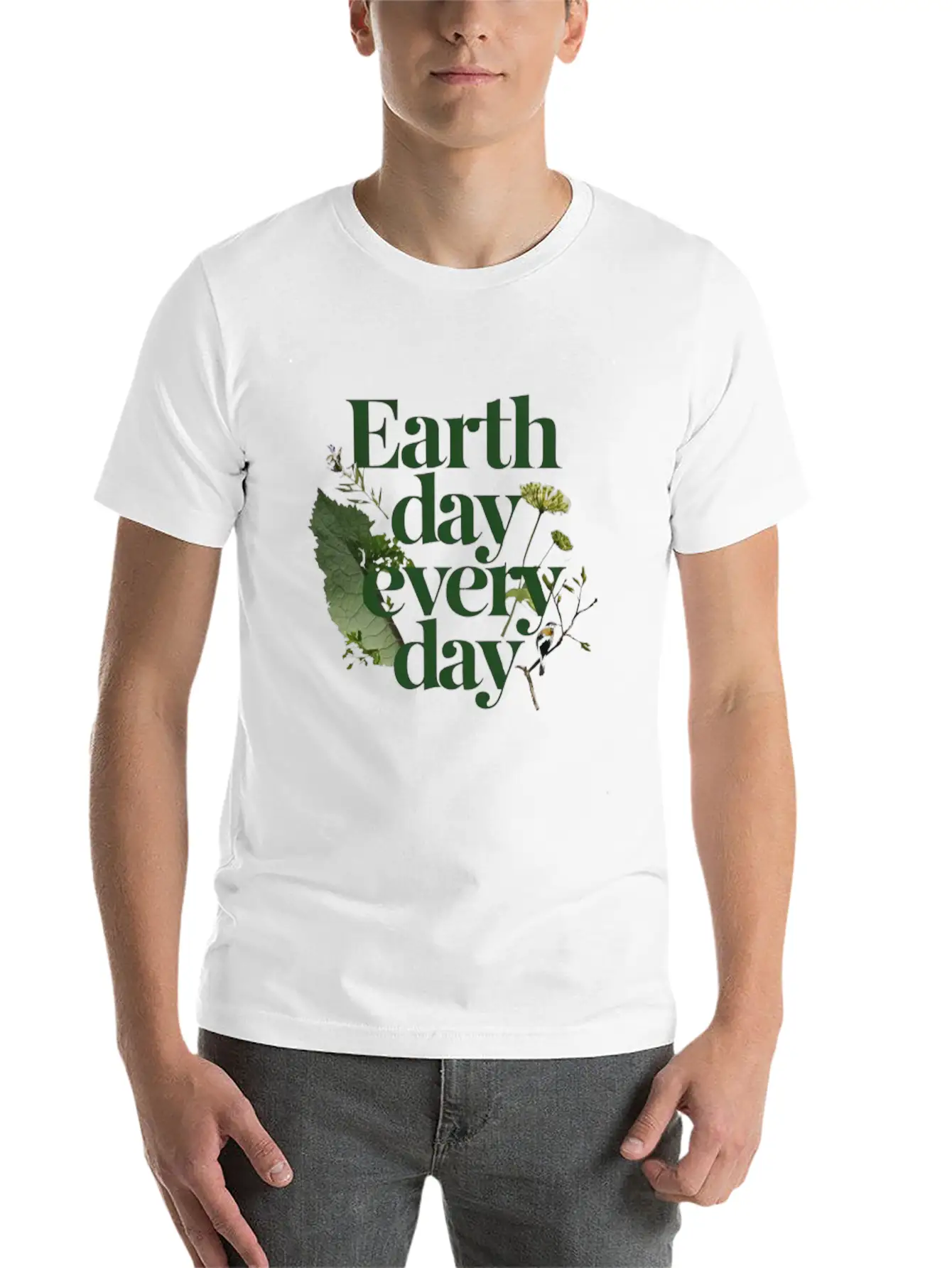 Nature's Anthem: Earth Day Every Day Unisex Casual T-Shirt – Clean Design For Daily Comfort