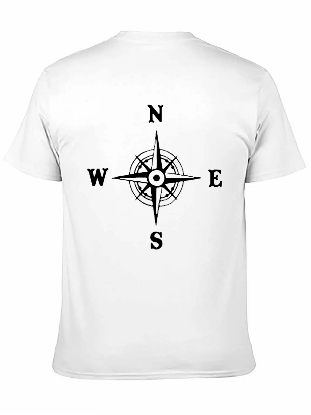 Nautical Compass Logo Essential Cotton Tee For Daily Outfits – Unisex Style