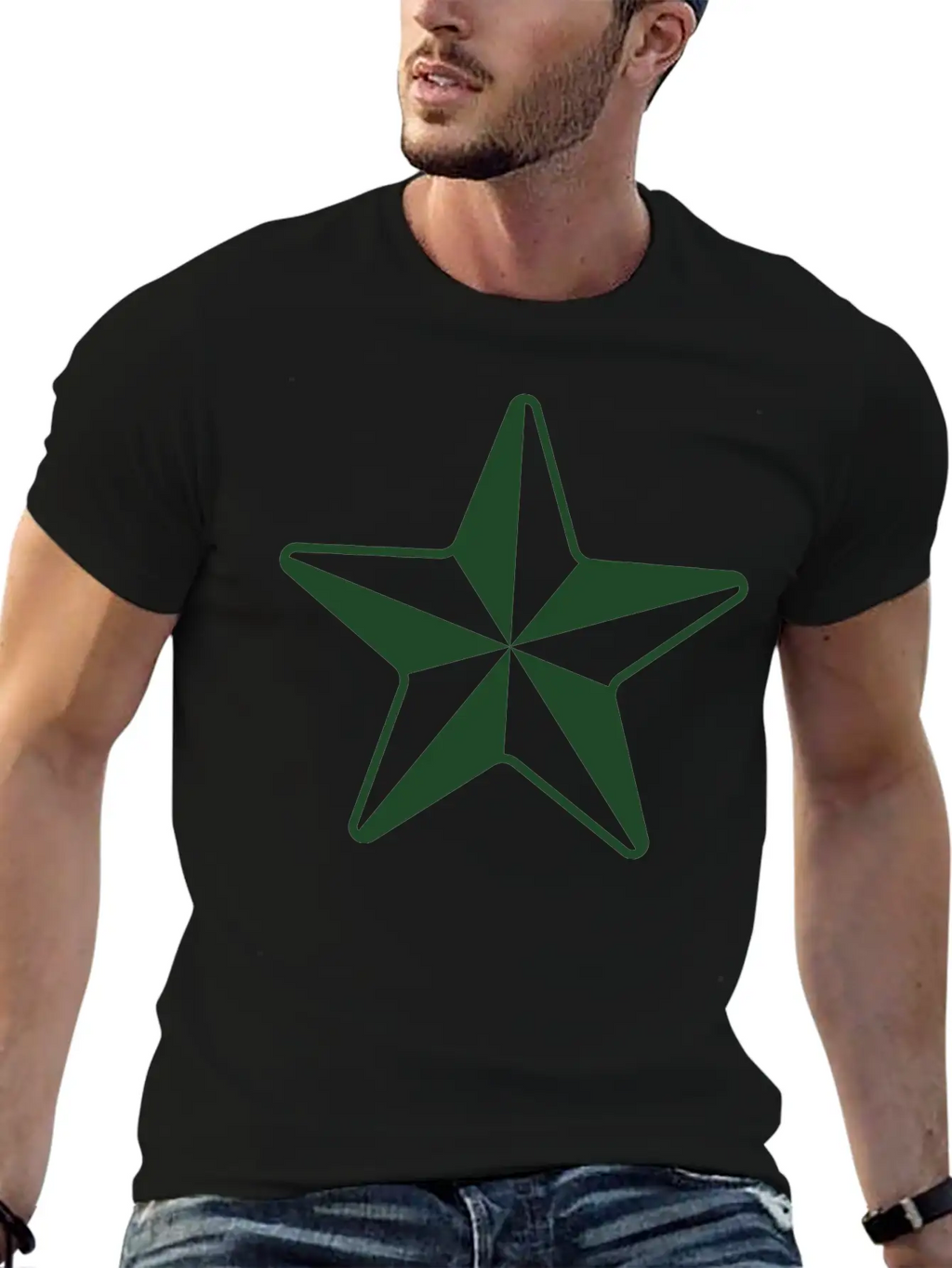 Nautical Star Classic Cotton Tee – Unisex Comfort For Any Season