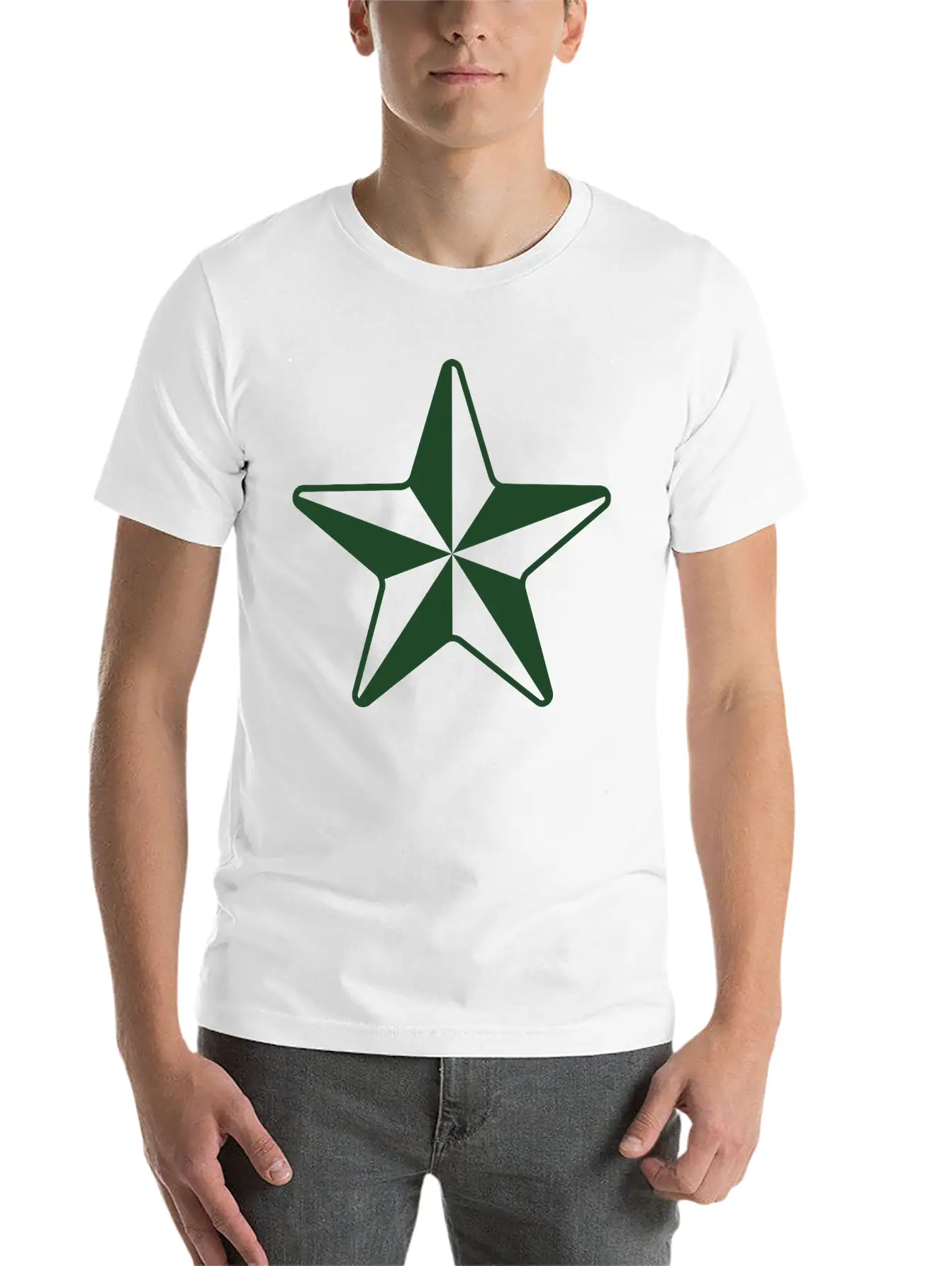 Nautical Star Classic Cotton Tee – Unisex Comfort For Any Season