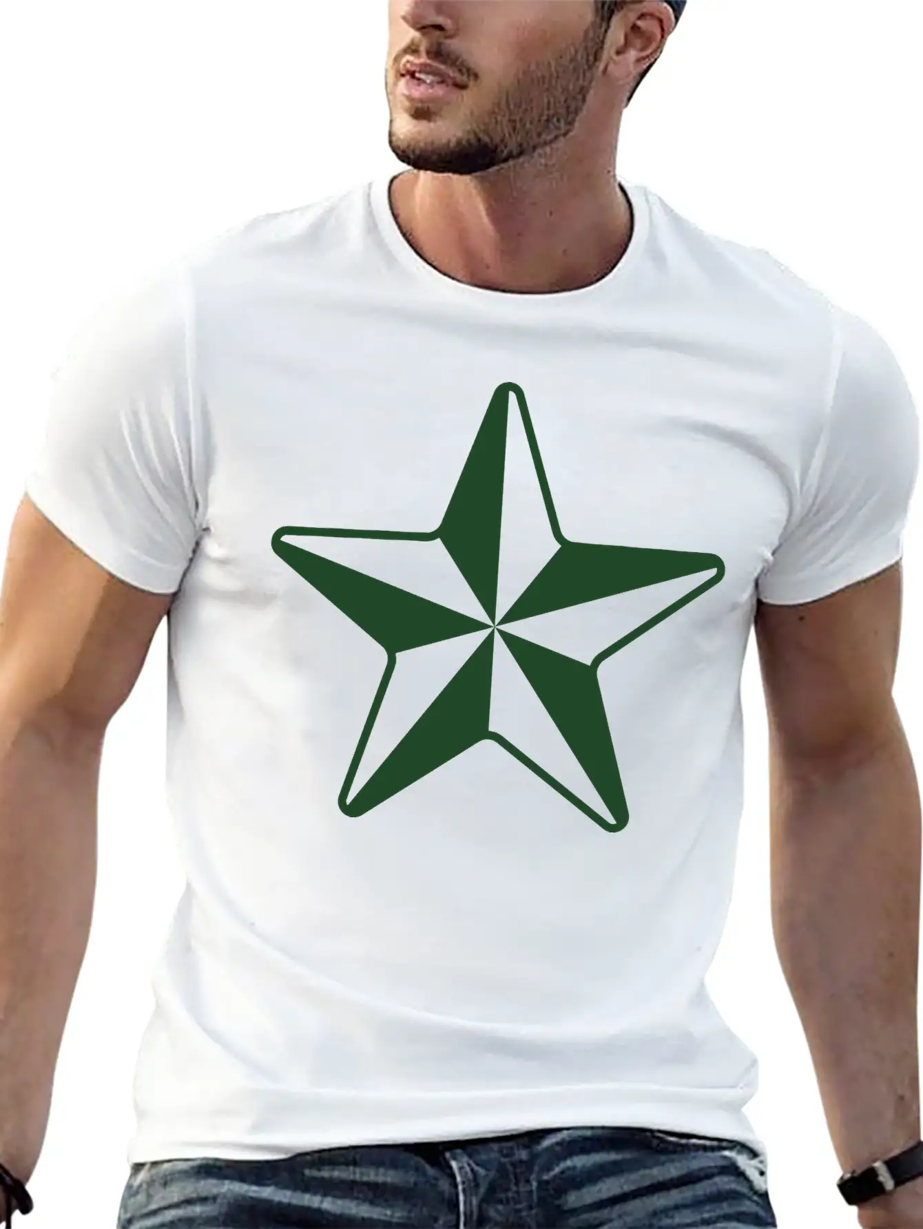 Nautical Star Classic Cotton Tee – Unisex Comfort For Any Season