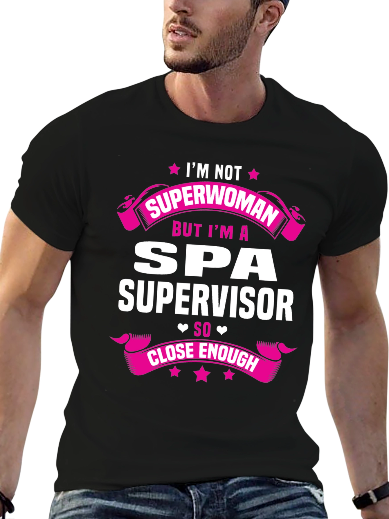Spa Supervisor T-Shirt - Superwoman Funny Gift