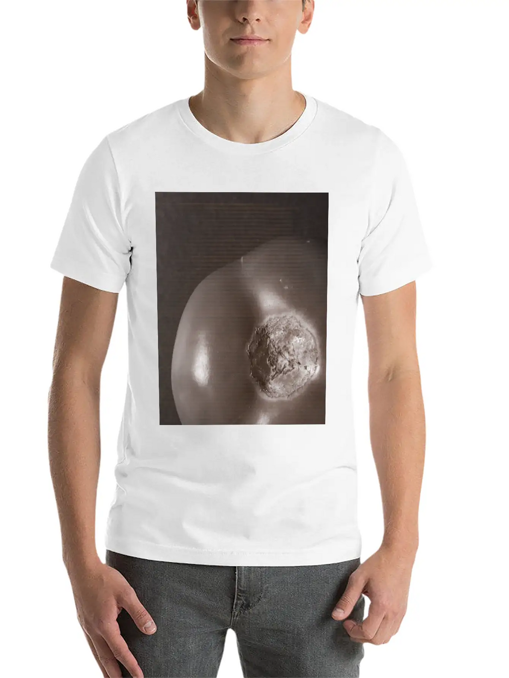 Nebular Tomato - Shape Of The Universe Relaxed Everyday Tee – Lightweight And Durable Cotton