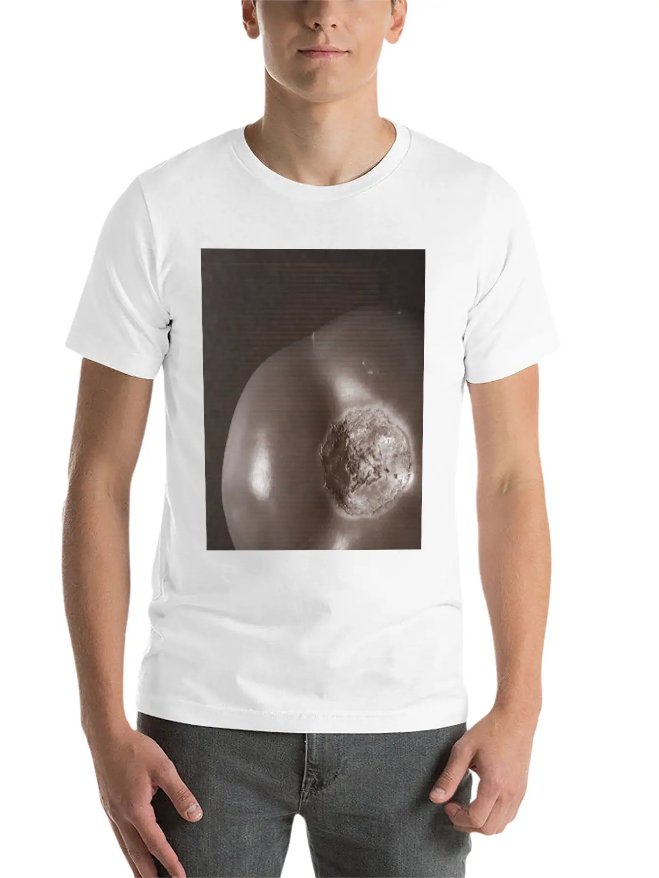 Nebular Tomato - Shape Of The Universe Relaxed Everyday Tee – Lightweight And Durable Cotton