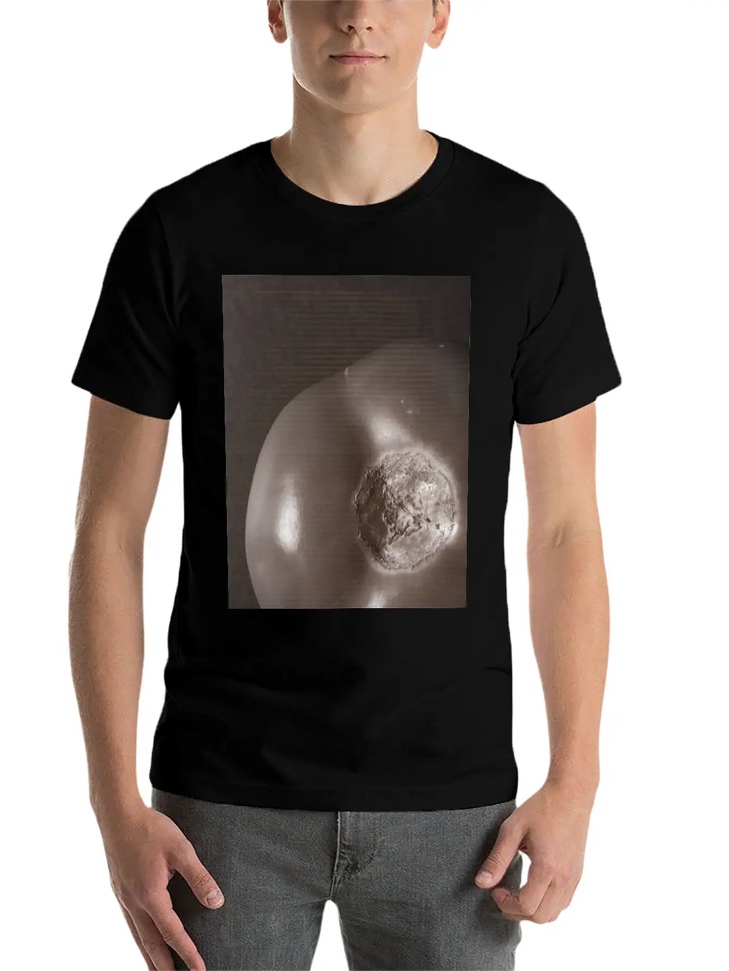Nebular Tomato - Shape Of The Universe Relaxed Everyday Tee – Lightweight And Durable Cotton