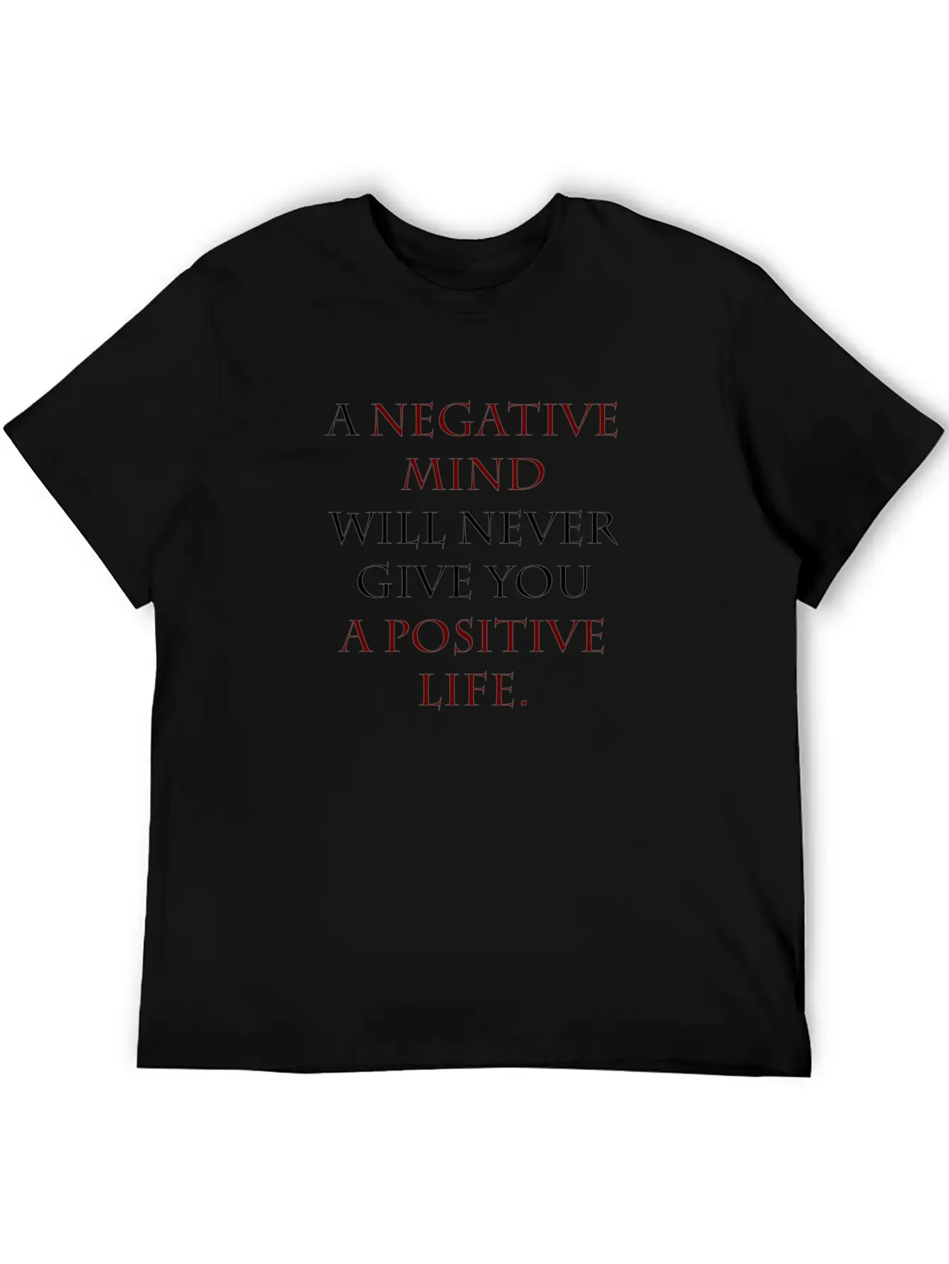 Negative Mind Timeless Short Sleeve Tee – Comfy And Minimalist Design