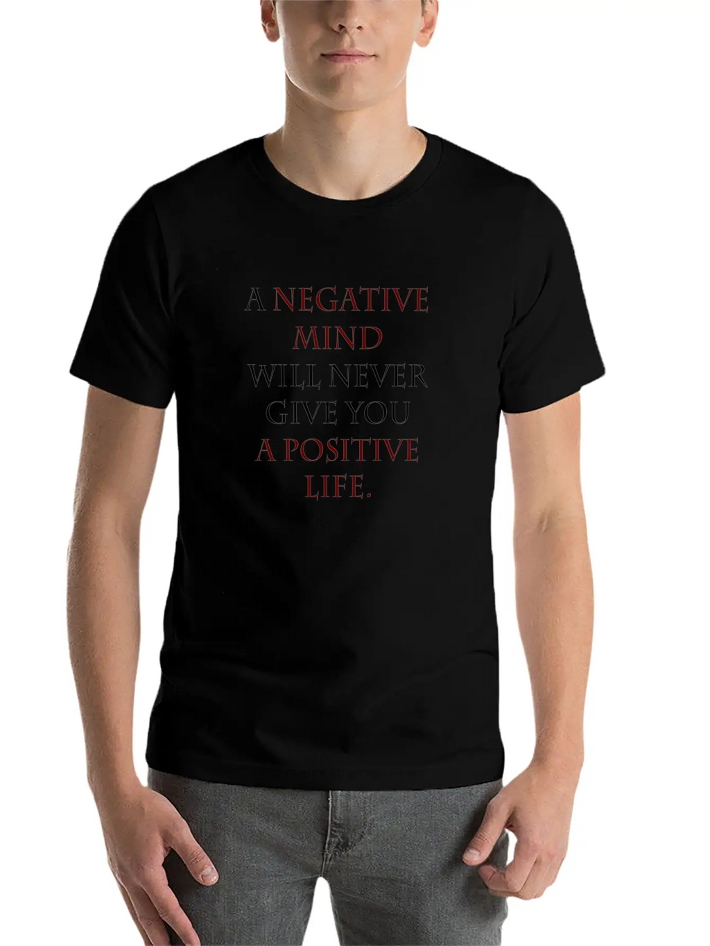 Negative Mind Timeless Short Sleeve Tee – Comfy And Minimalist Design