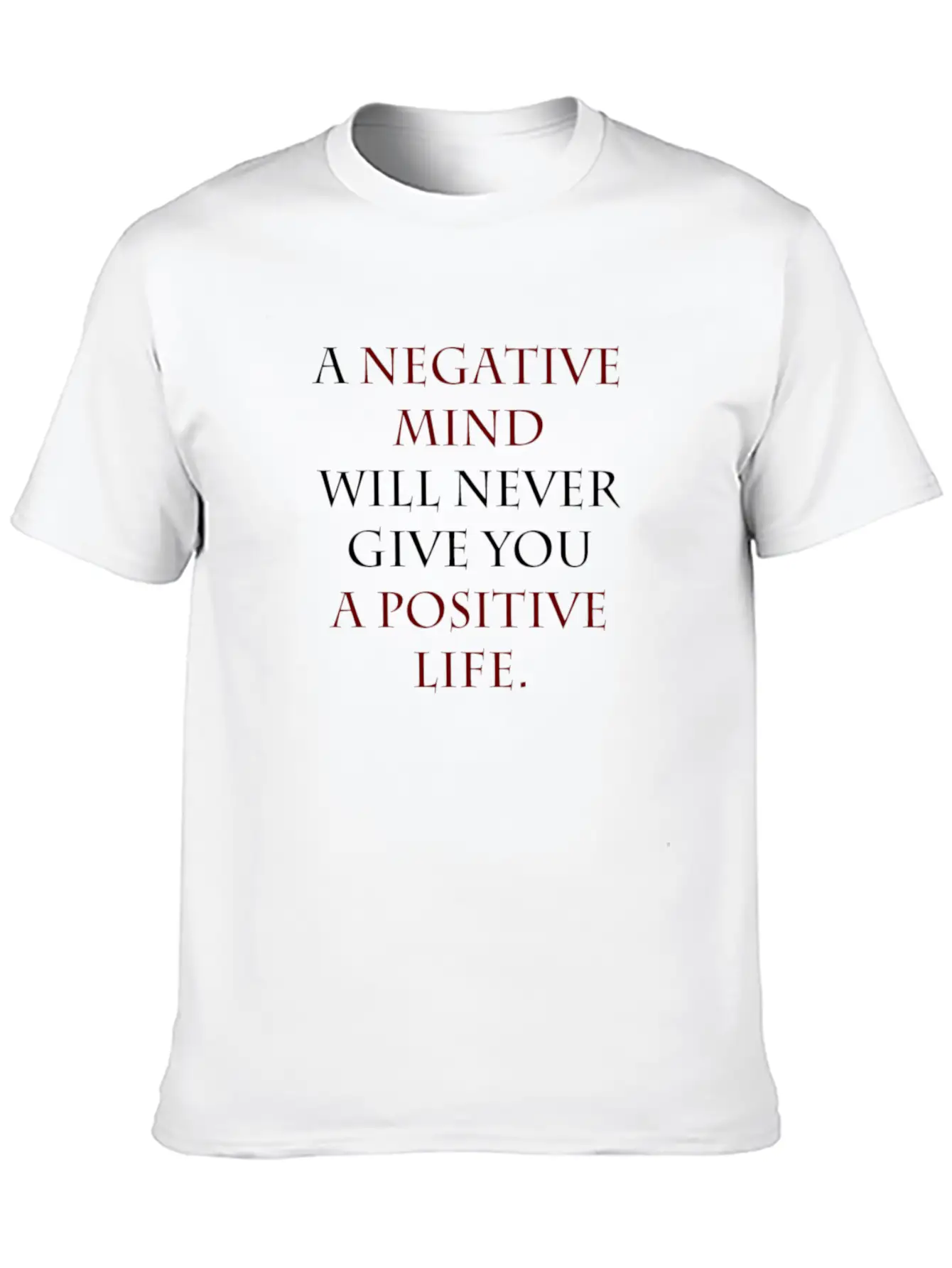 Negative Mind Timeless Short Sleeve Tee – Comfy And Minimalist Design