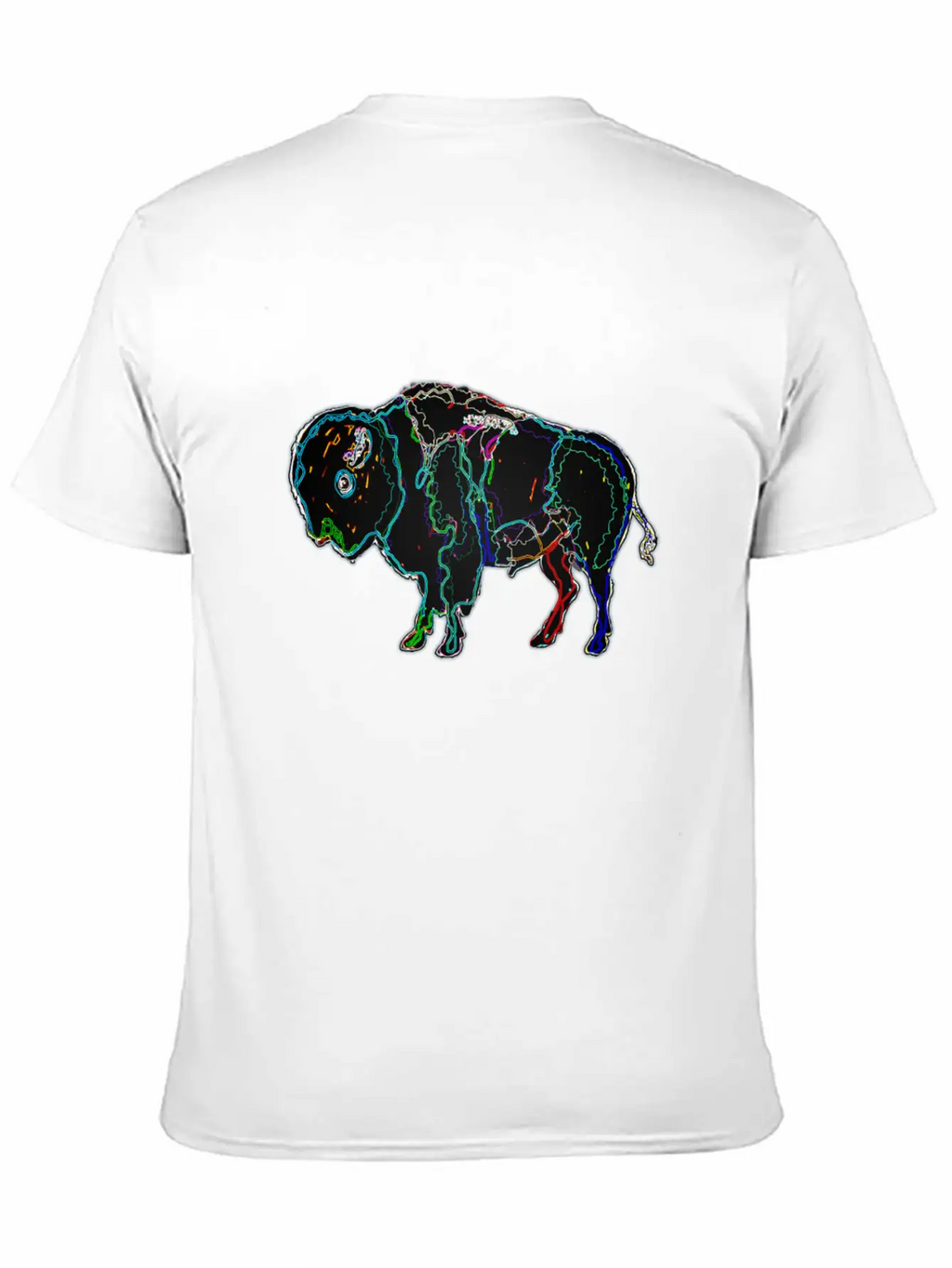 Neon Bison Stylish Everyday T-Shirt – Unisex Basic Cotton Tee