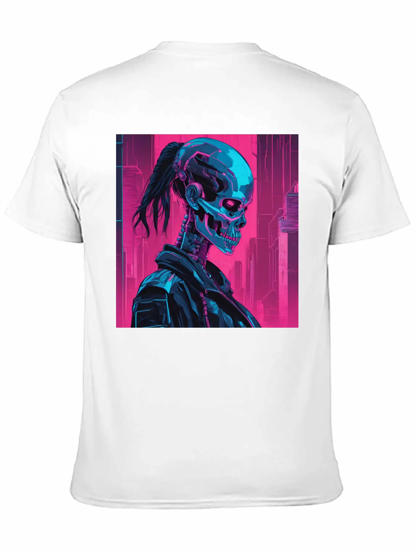 Neon Futuristic Style Basic Graphic T-Shirt – Daily Comfort In Soft Cotton