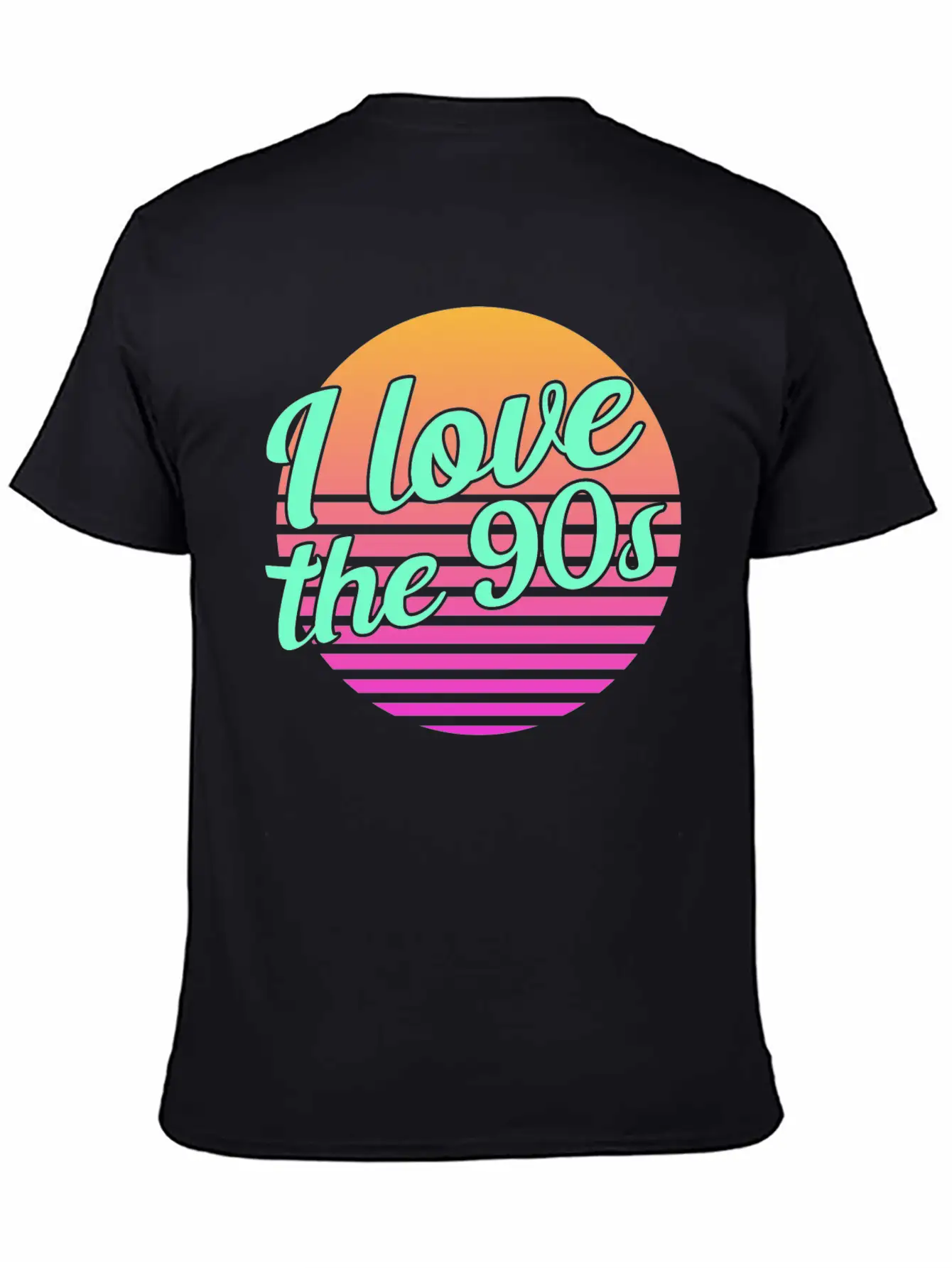 Neon Graphic Basic Graphic T-Shirt – Daily Comfort In Soft Cotton