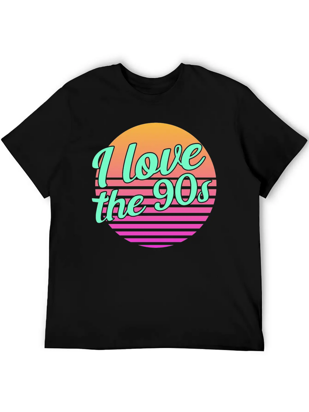Neon Graphic Basic Graphic T-Shirt – Daily Comfort In Soft Cotton