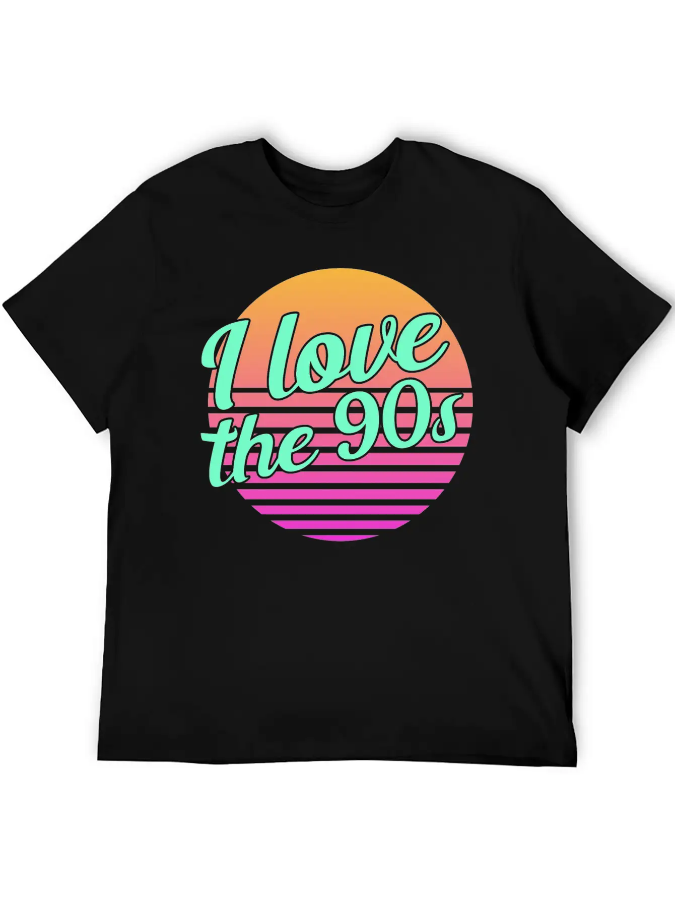 Neon Graphic Basic Graphic T-Shirt – Daily Comfort In Soft Cotton