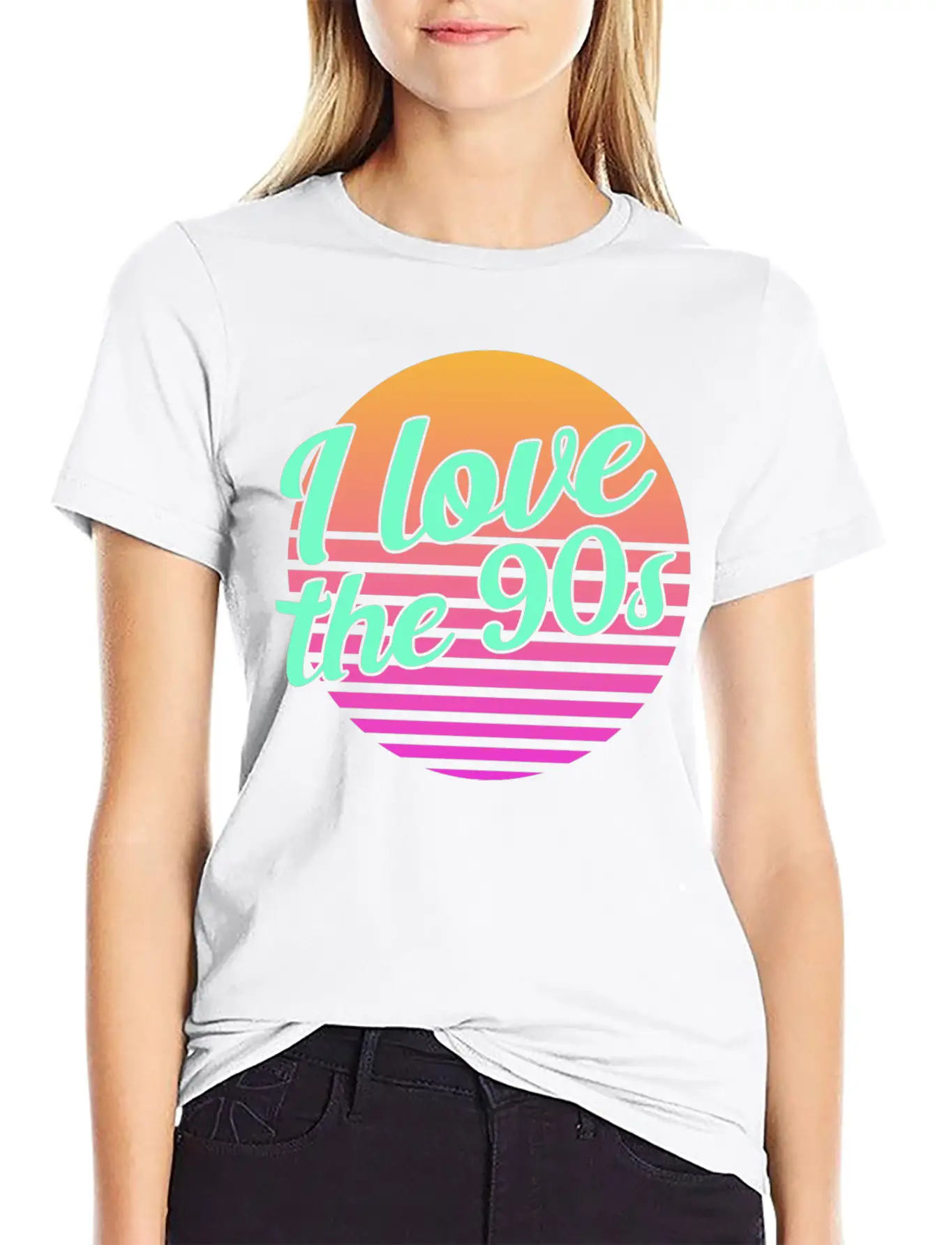 Neon Graphic Basic Graphic T-Shirt – Daily Comfort In Soft Cotton