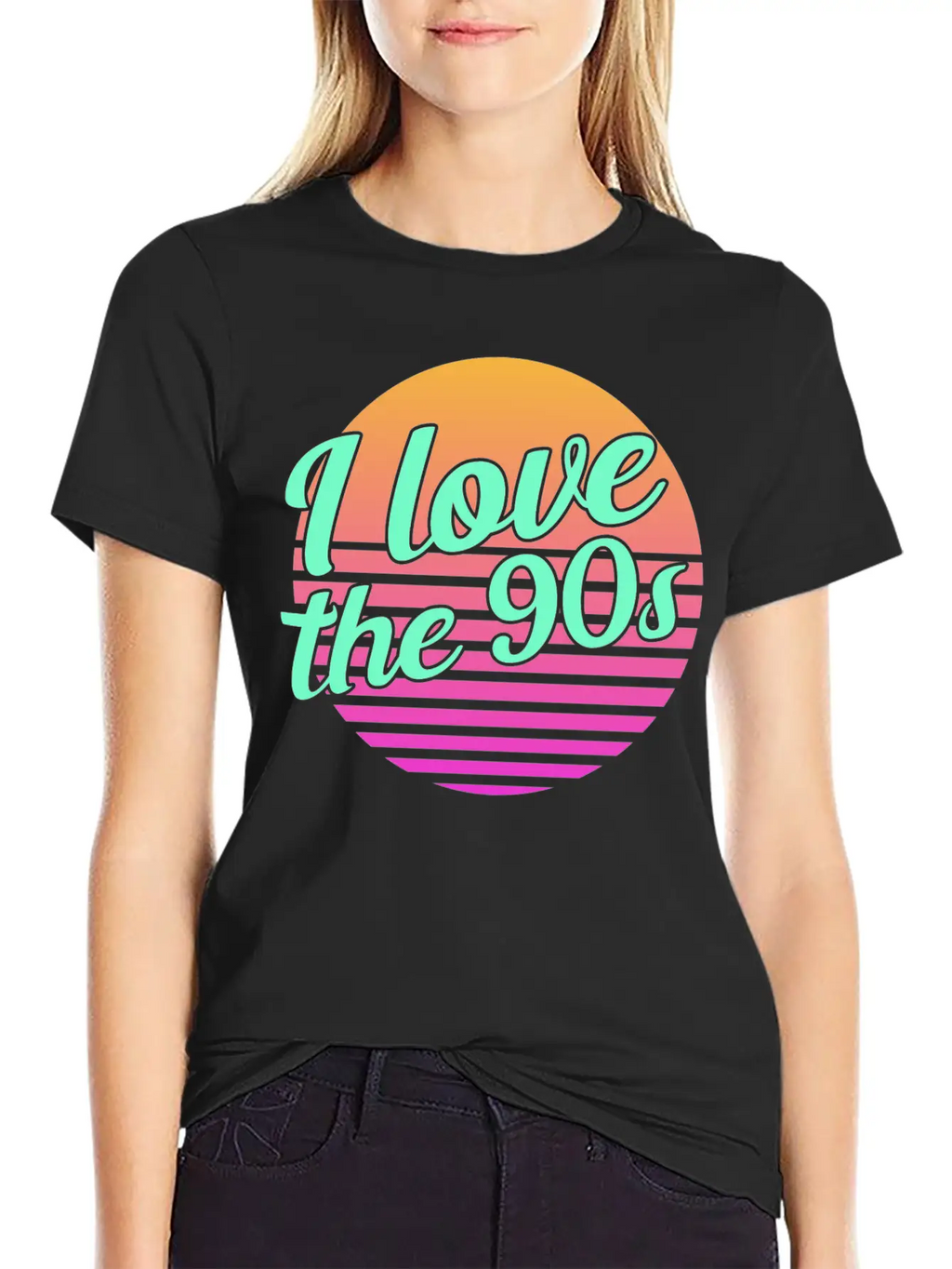 Neon Graphic Basic Graphic T-Shirt – Daily Comfort In Soft Cotton