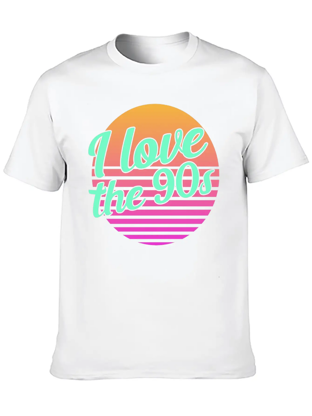 Neon Graphic Basic Graphic T-Shirt – Daily Comfort In Soft Cotton