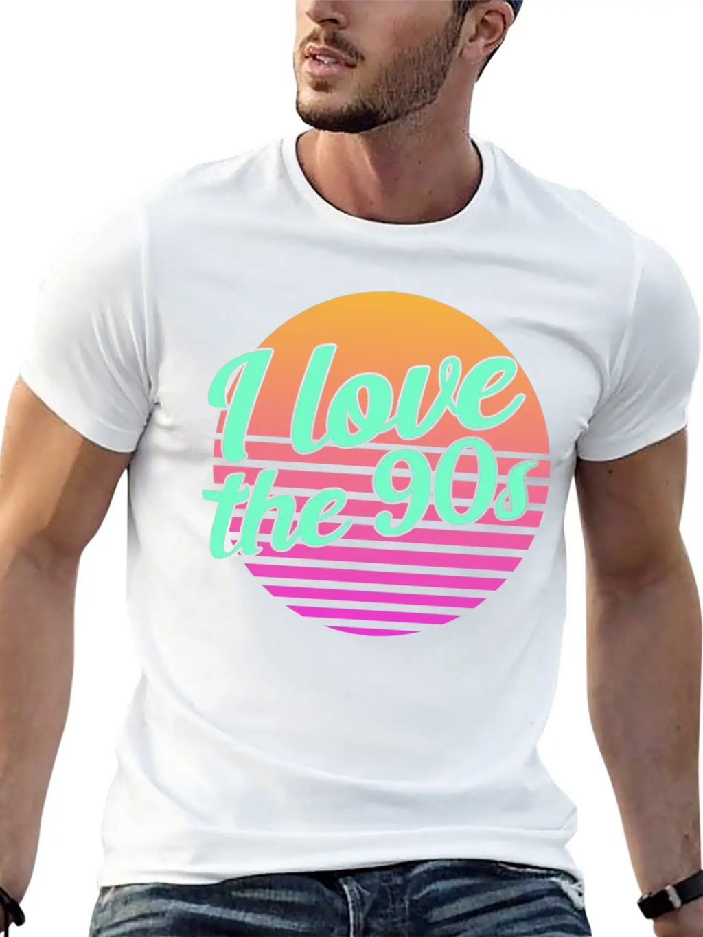 Neon Graphic Basic Graphic T-Shirt – Daily Comfort In Soft Cotton