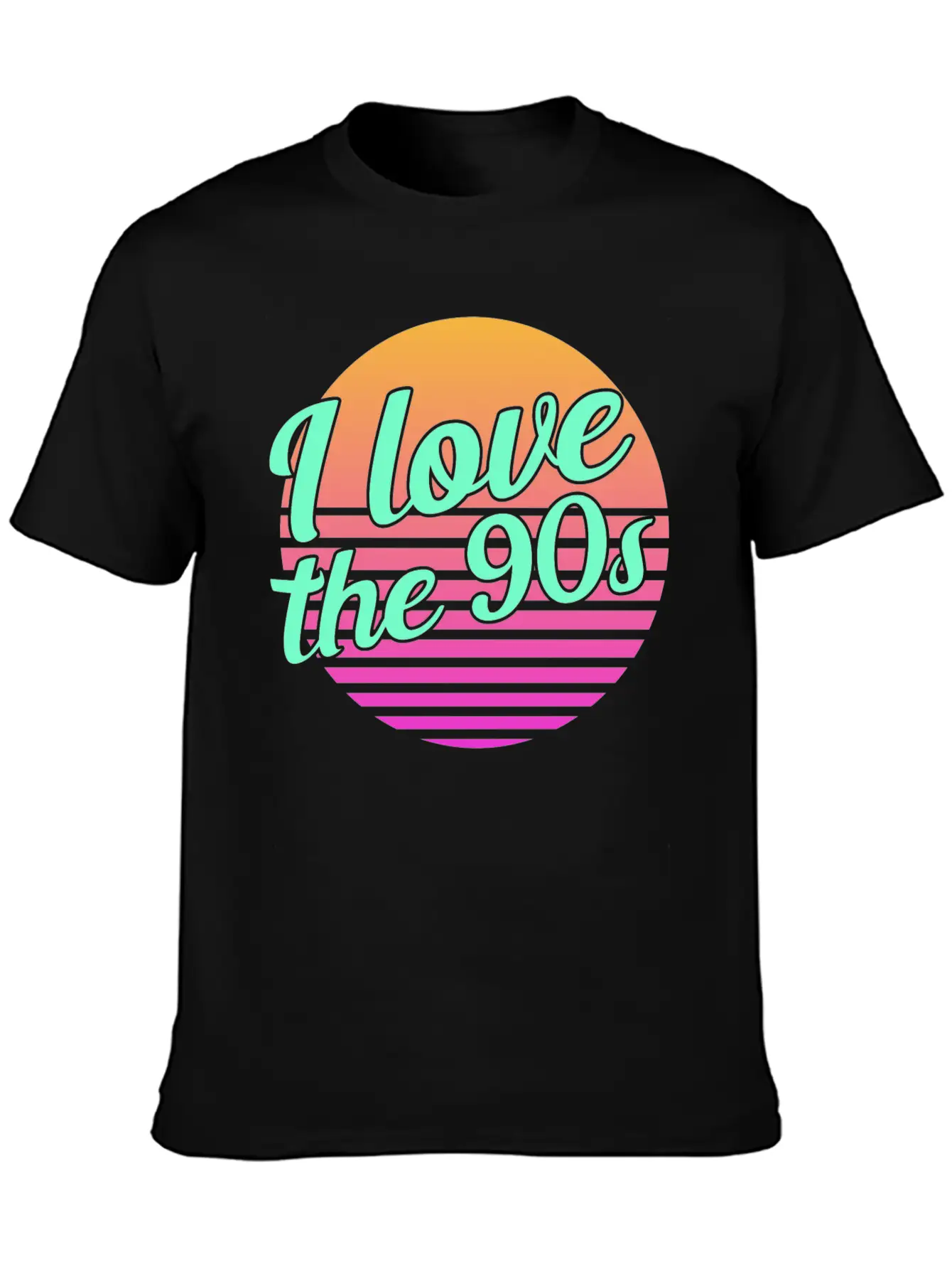Neon Graphic Basic Graphic T-Shirt – Daily Comfort In Soft Cotton
