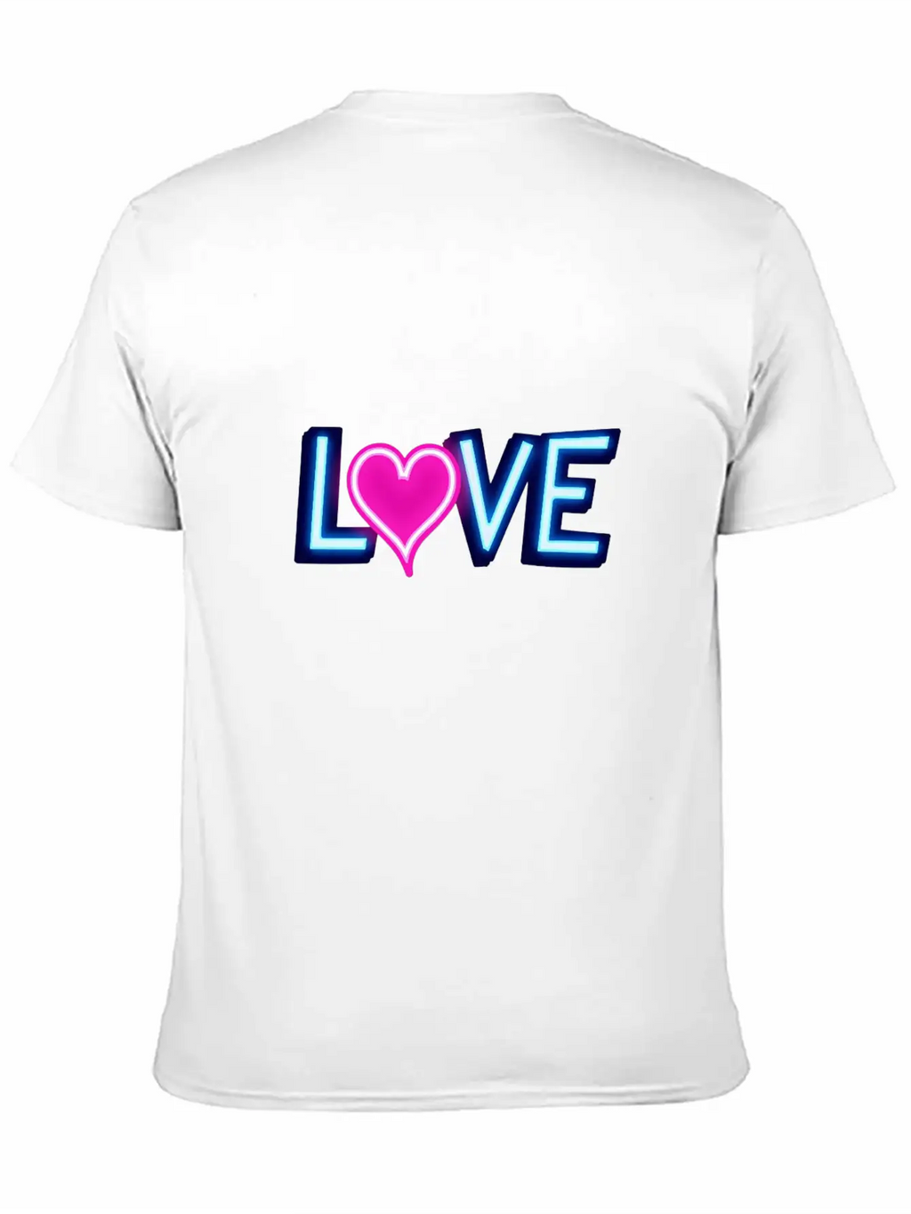 Neon Love Timeless Short Sleeve Tee – Comfy And Minimalist Design