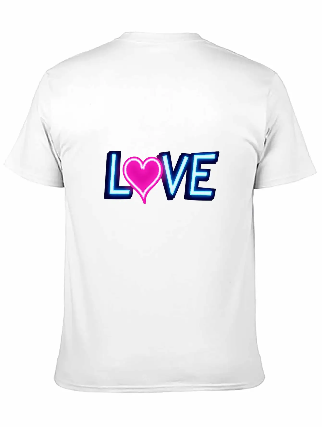 Neon Love Timeless Short Sleeve Tee – Comfy And Minimalist Design