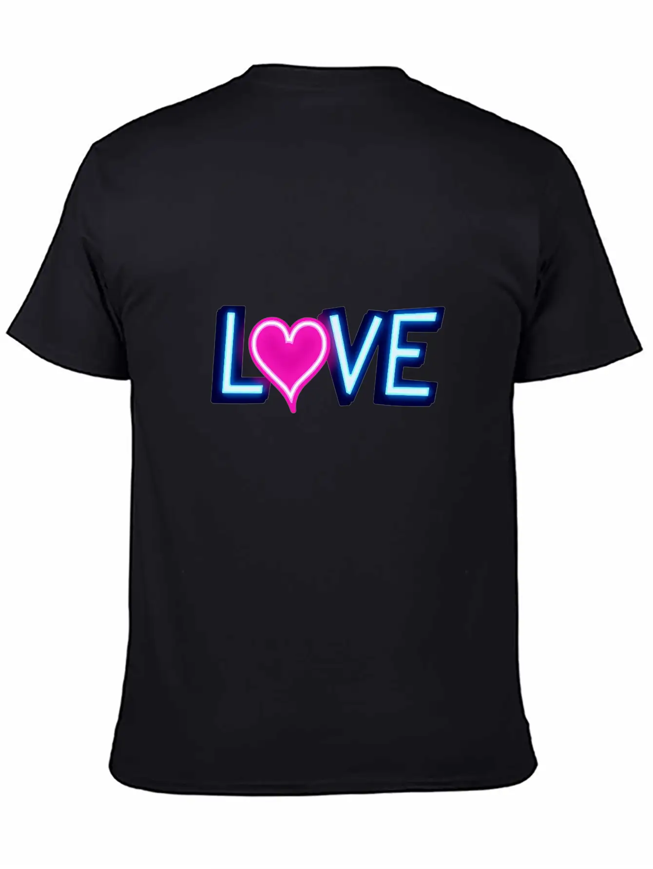 Neon Love Timeless Short Sleeve Tee – Comfy And Minimalist Design