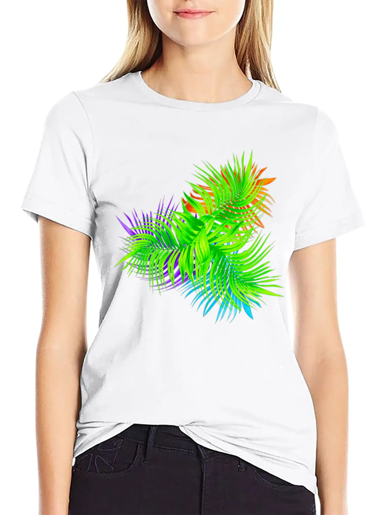 Neon Palms ColorContest Classic Cotton Tee – Unisex Comfort For Any Season