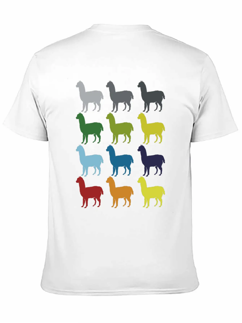 Neon Pop Art Retro Llama Animal Gift Idea Relaxed Everyday Tee – Lightweight And Durable Cotton
