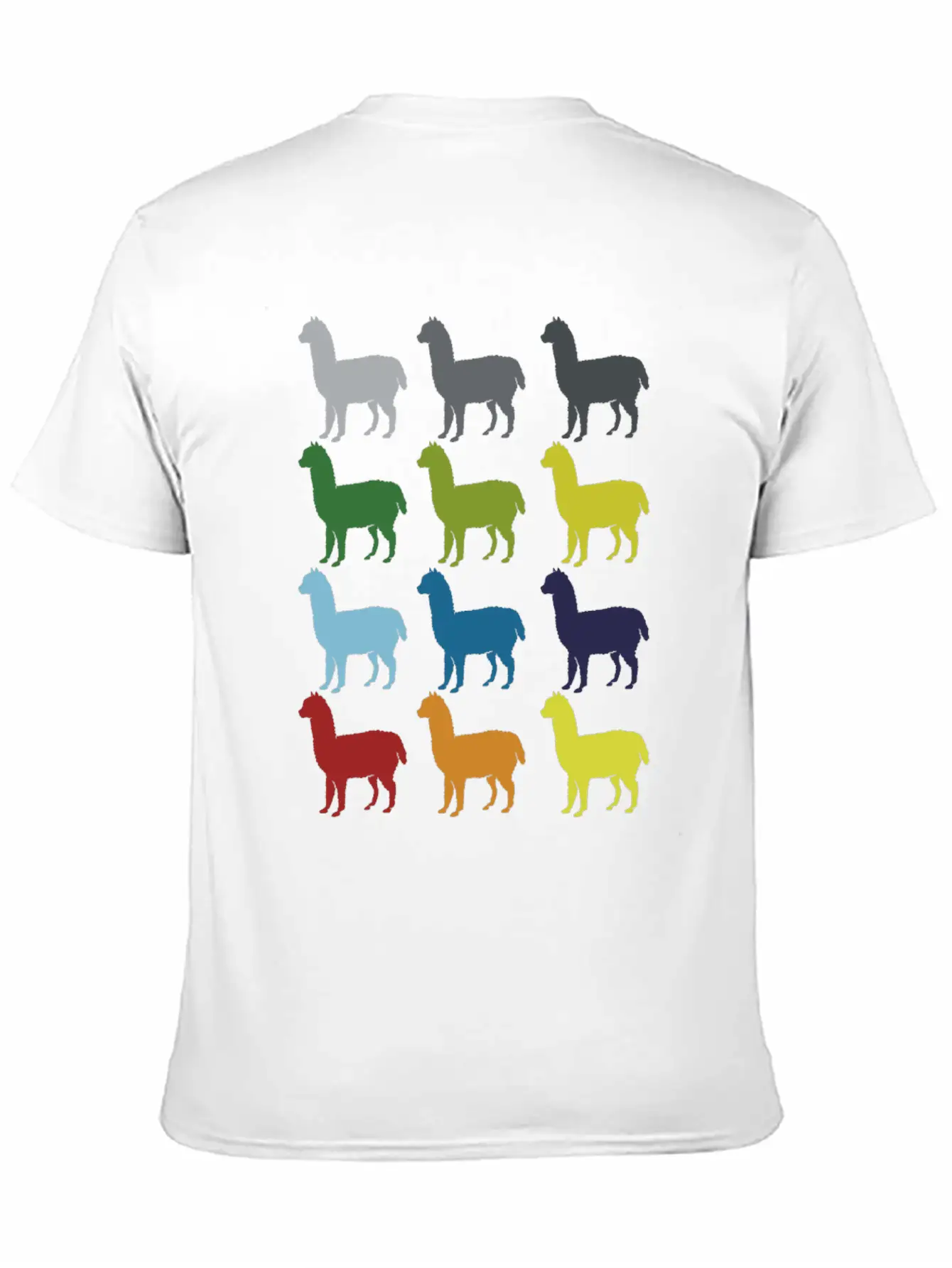 Neon Pop Art Retro Llama Animal Gift Idea Relaxed Everyday Tee – Lightweight And Durable Cotton