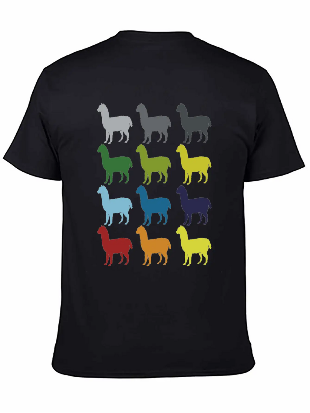 Neon Pop Art Retro Llama Animal Gift Idea Relaxed Everyday Tee – Lightweight And Durable Cotton