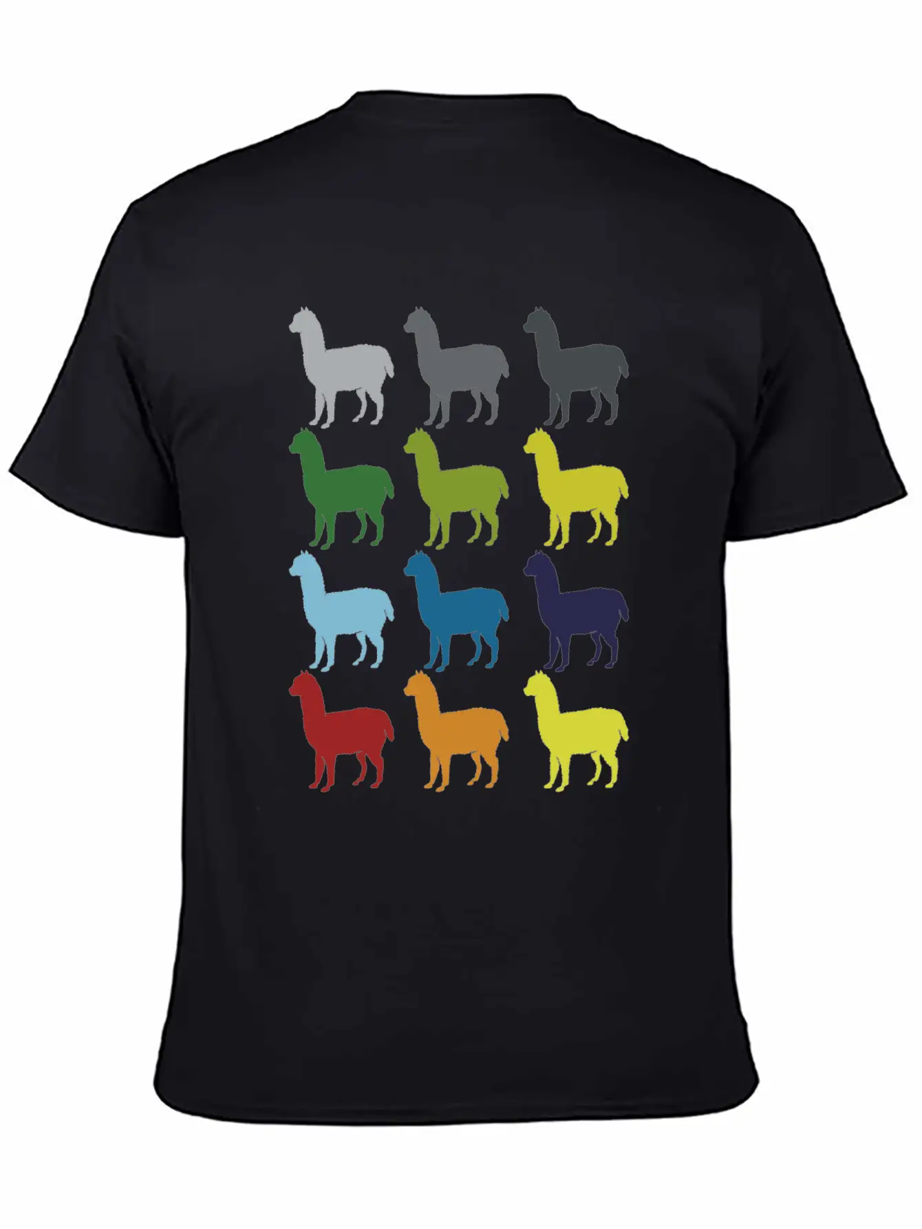 Neon Pop Art Retro Llama Animal Gift Idea Relaxed Everyday Tee – Lightweight And Durable Cotton