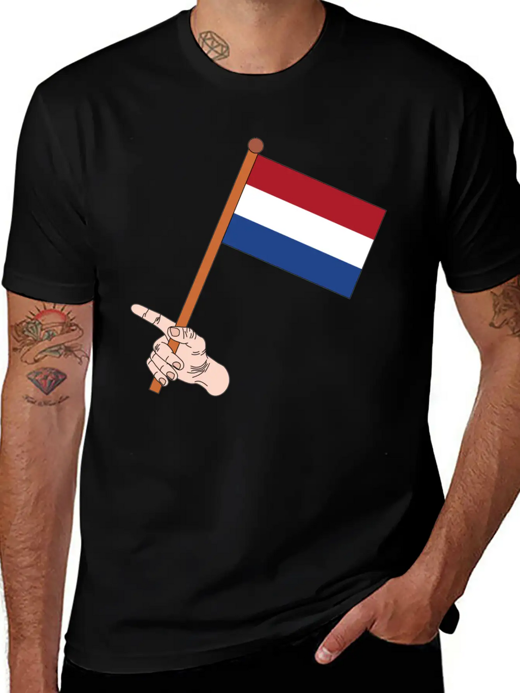 Netherland Flag Classic Cotton Tee – Unisex Comfort For Any Season