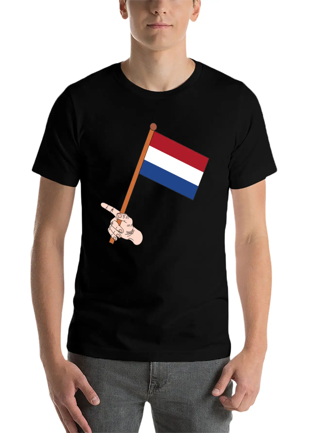 Netherland Flag Classic Cotton Tee – Unisex Comfort For Any Season