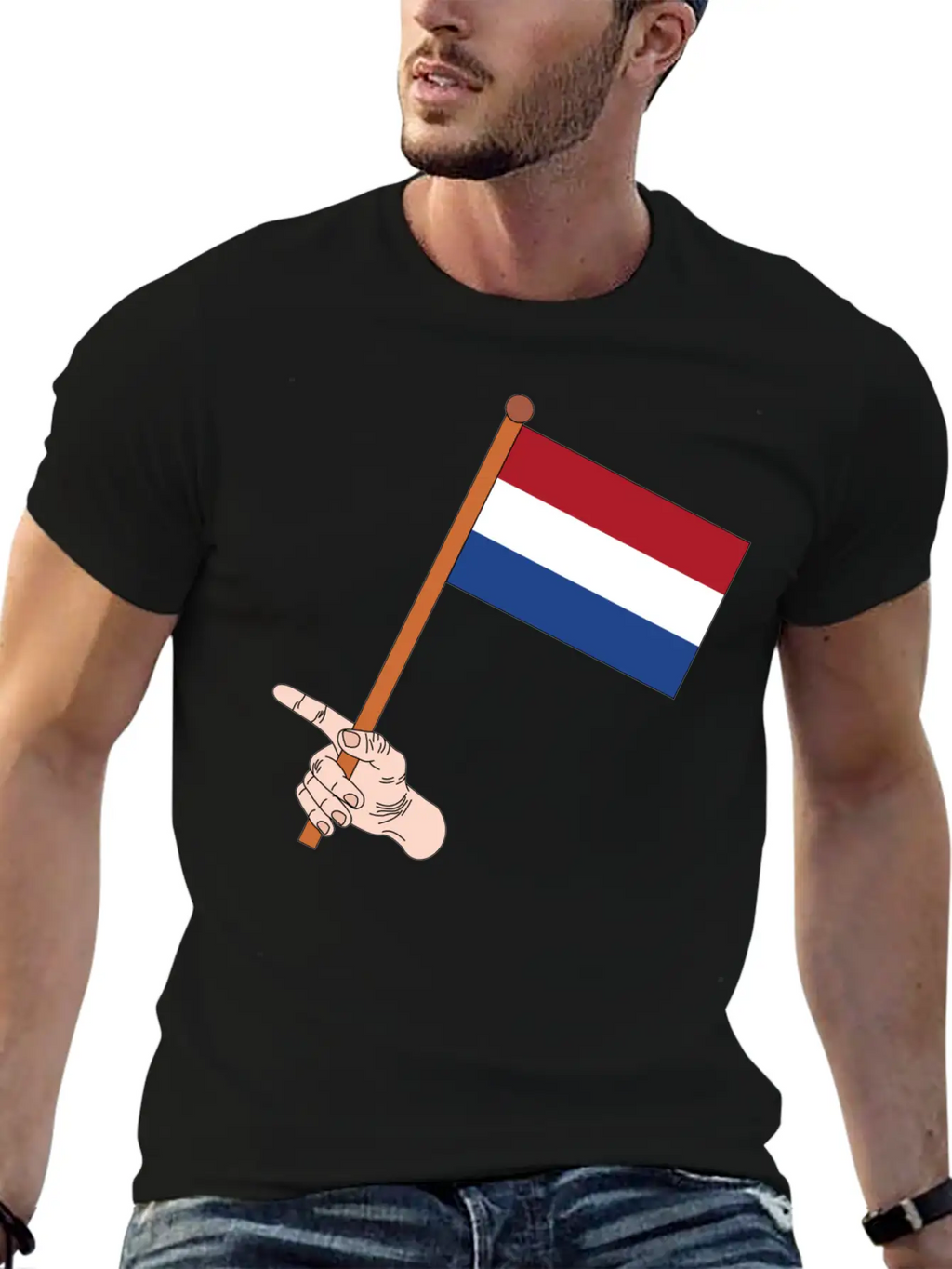 Netherland Flag Classic Cotton Tee – Unisex Comfort For Any Season