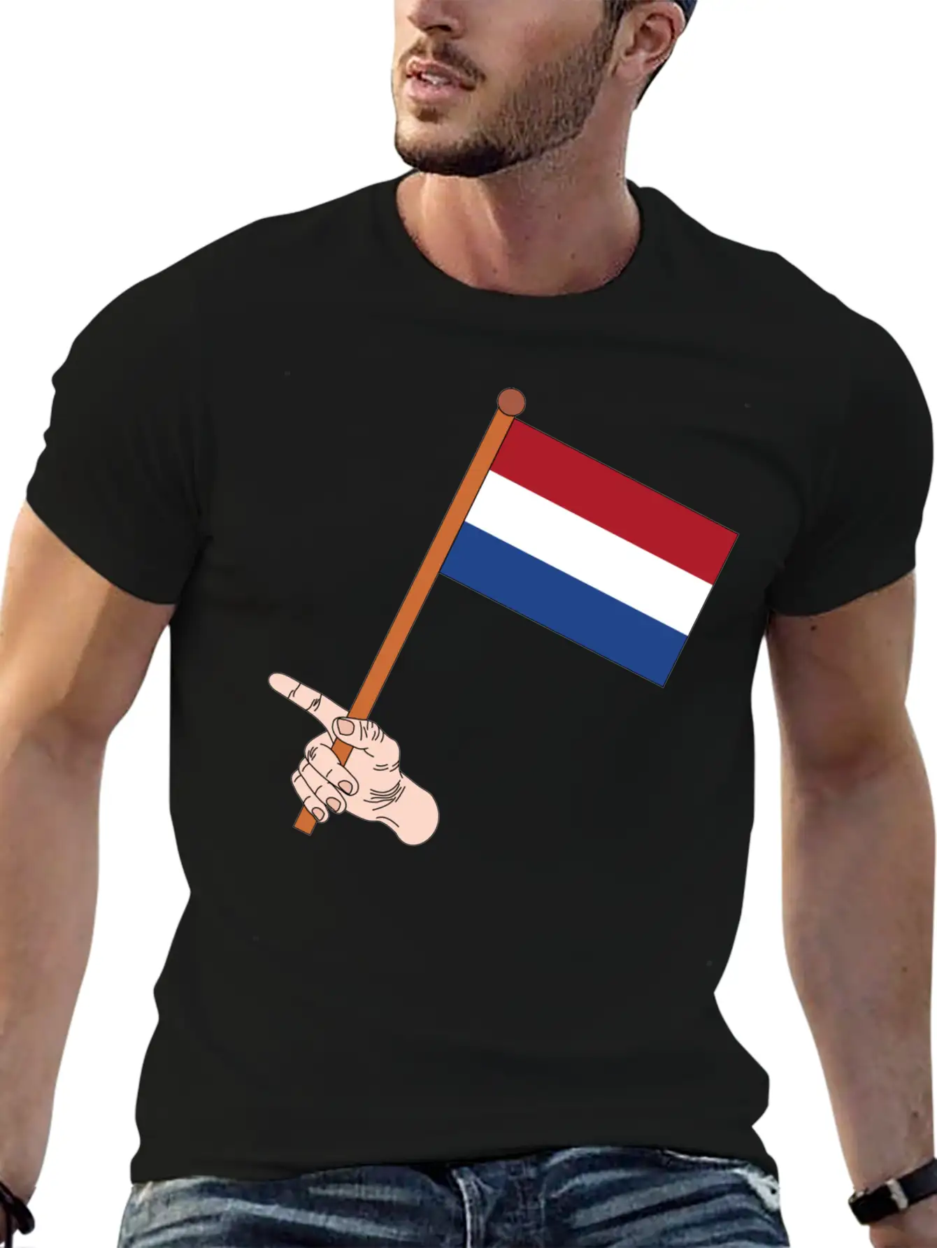 Netherland Flag Classic Cotton Tee – Unisex Comfort For Any Season