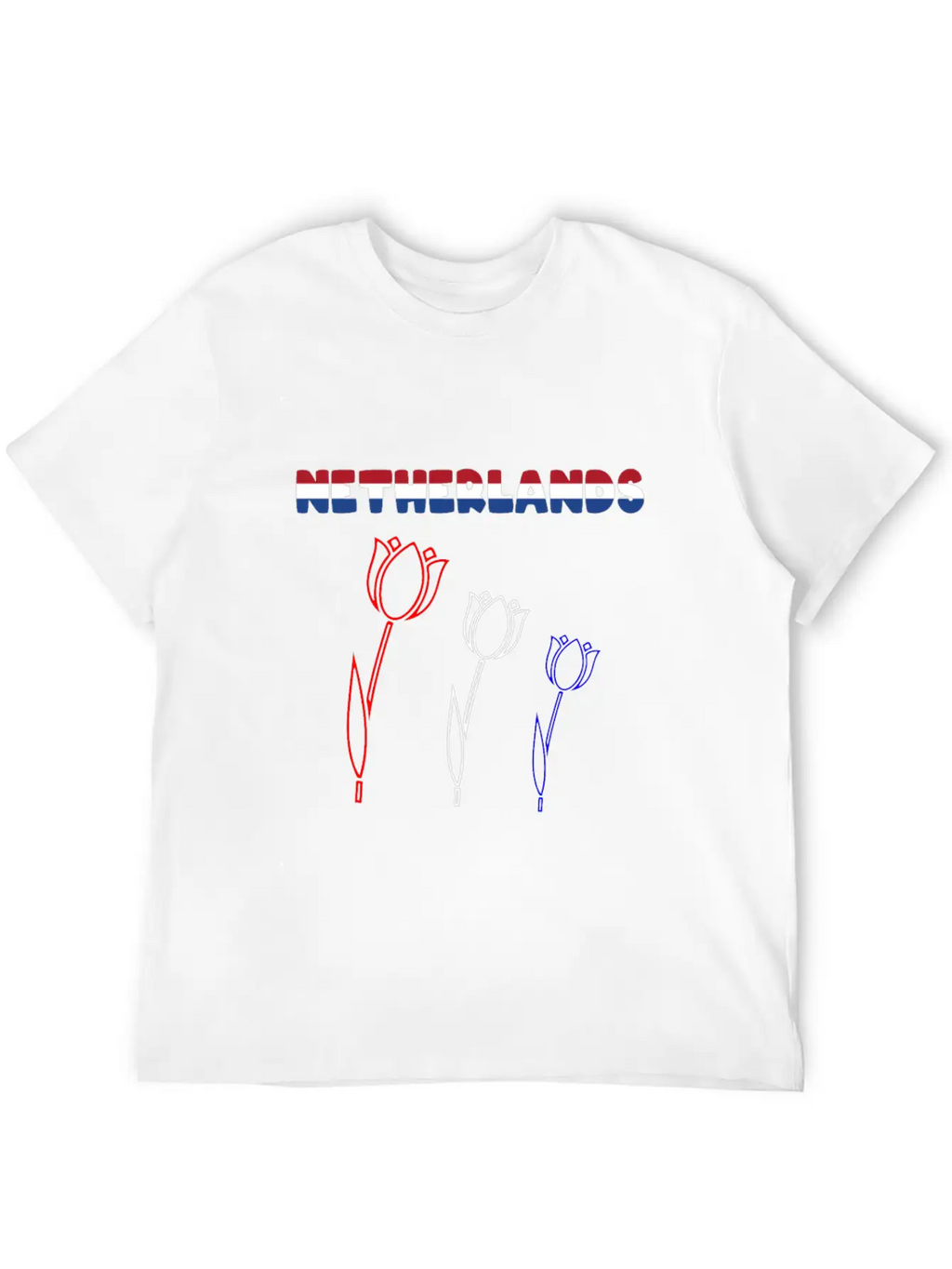 Netherlands Tulips Stylish Everyday T-Shirt – Unisex Basic Cotton Tee